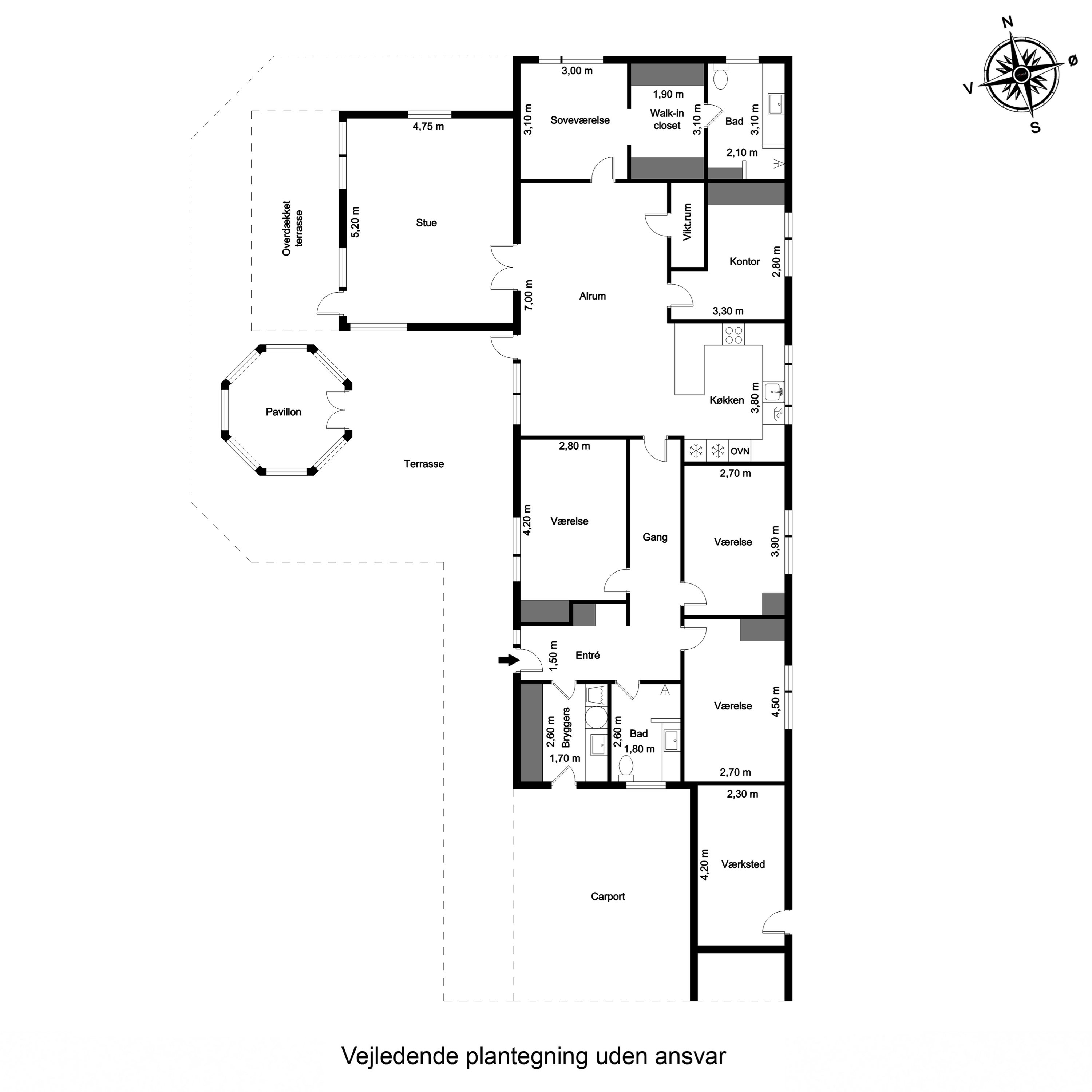 Plantegninger billede af Majas Vej 5, Humlum, 7600 Struer
