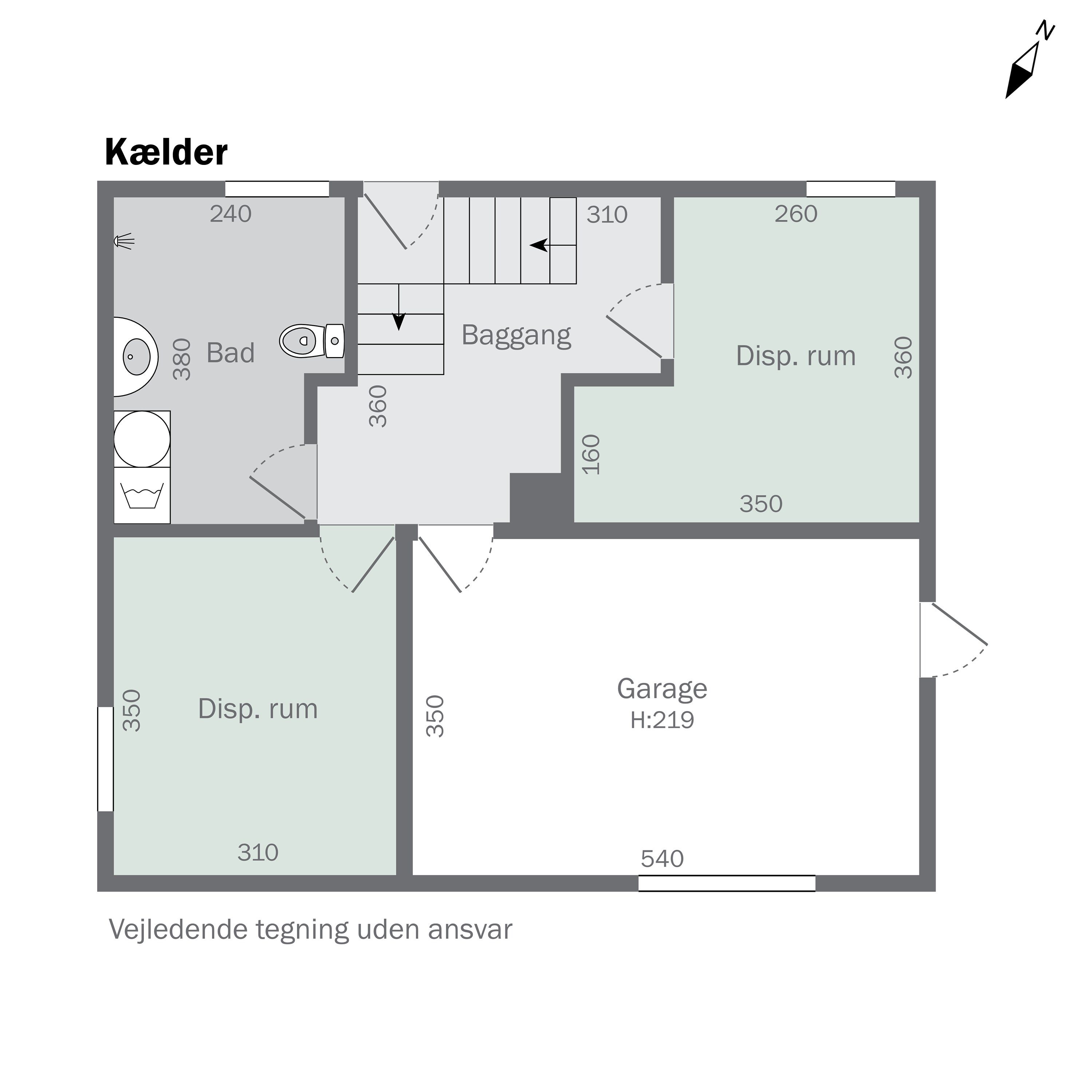 Plantegninger billede af Fynsgade 19, 9870 Sindal