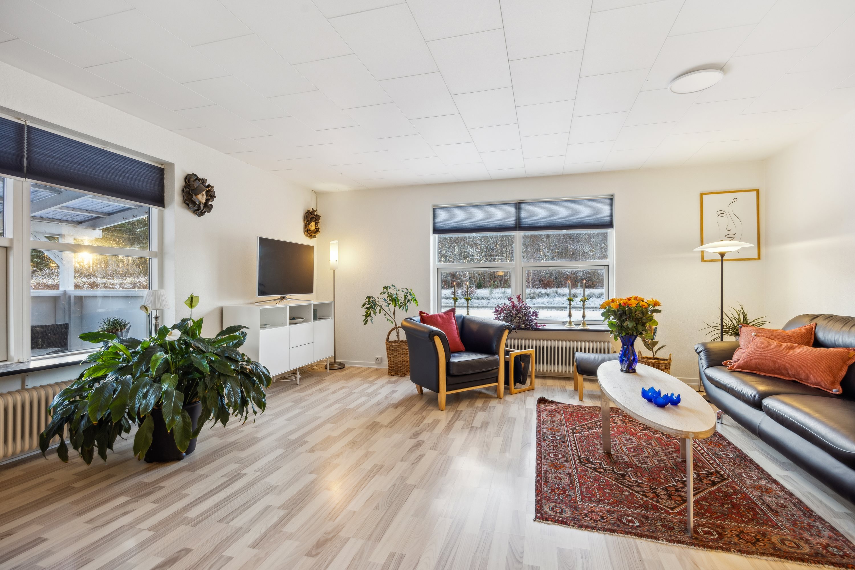 Fremhævet stue billede i fuldskærmstilstand. Billede af Strandvejen 148, Hou, 9370 Hals