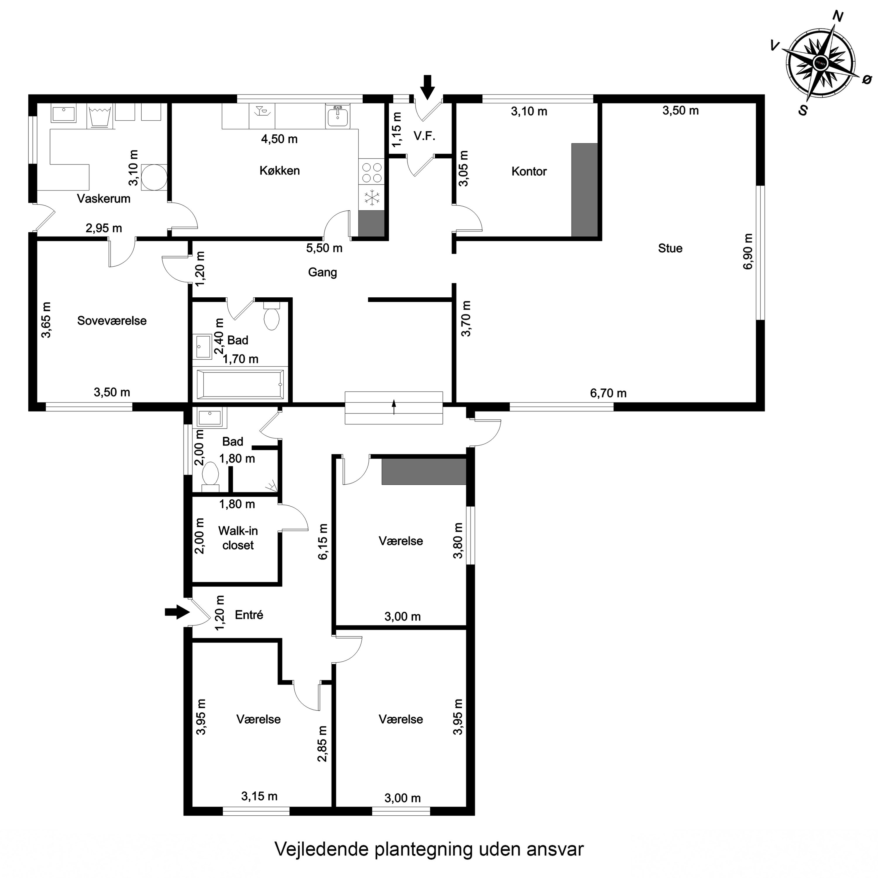 Plantegninger billede af Nyvej 20, Aale, 7160 Tørring