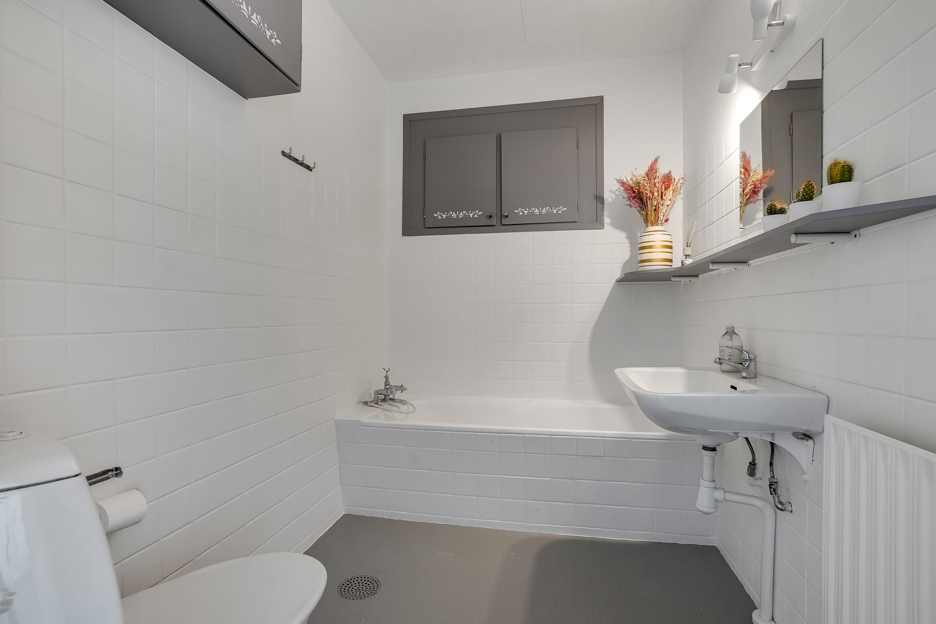 Fremhævet badeværelse billede i fuldskærmstilstand. Billede af Nyvej 20, Aale, 7160 Tørring