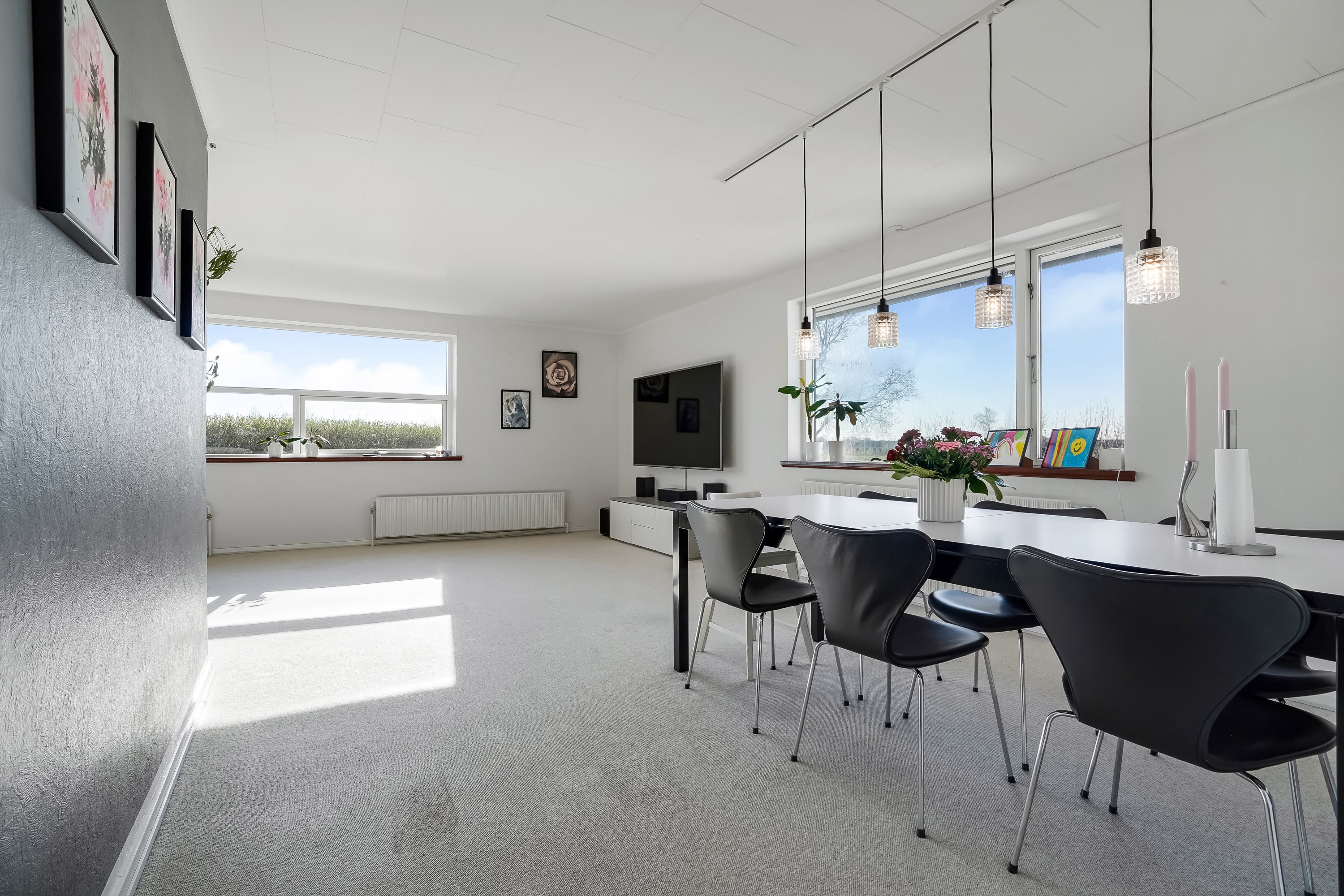 Fremhævet spisestue billede i fuldskærmstilstand. Billede af Nyvej 20, Aale, 7160 Tørring