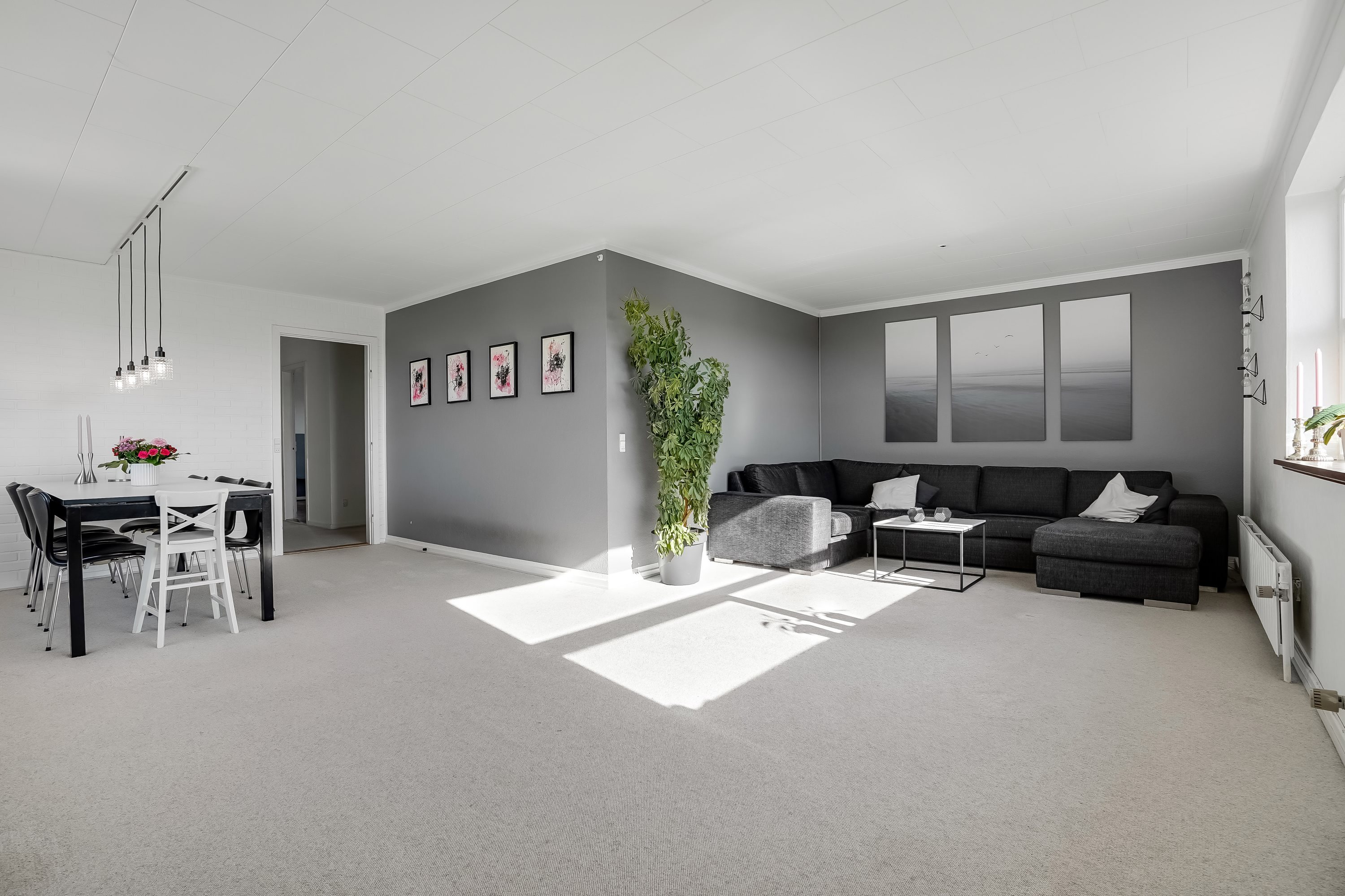 Fremhævet stue billede i fuldskærmstilstand. Billede af Nyvej 20, Aale, 7160 Tørring