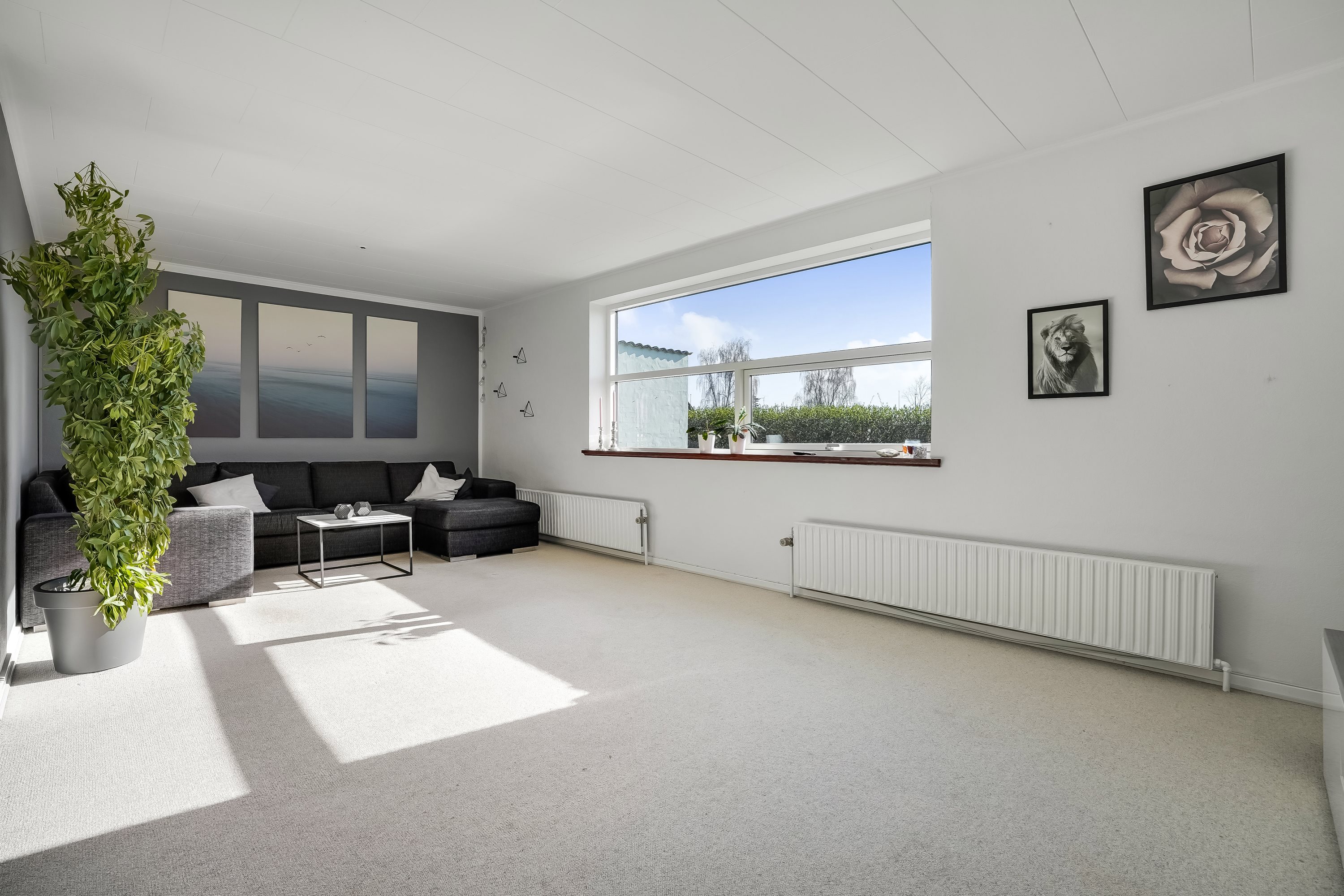 Fremhævet stue billede i fuldskærmstilstand. Billede af Nyvej 20, Aale, 7160 Tørring