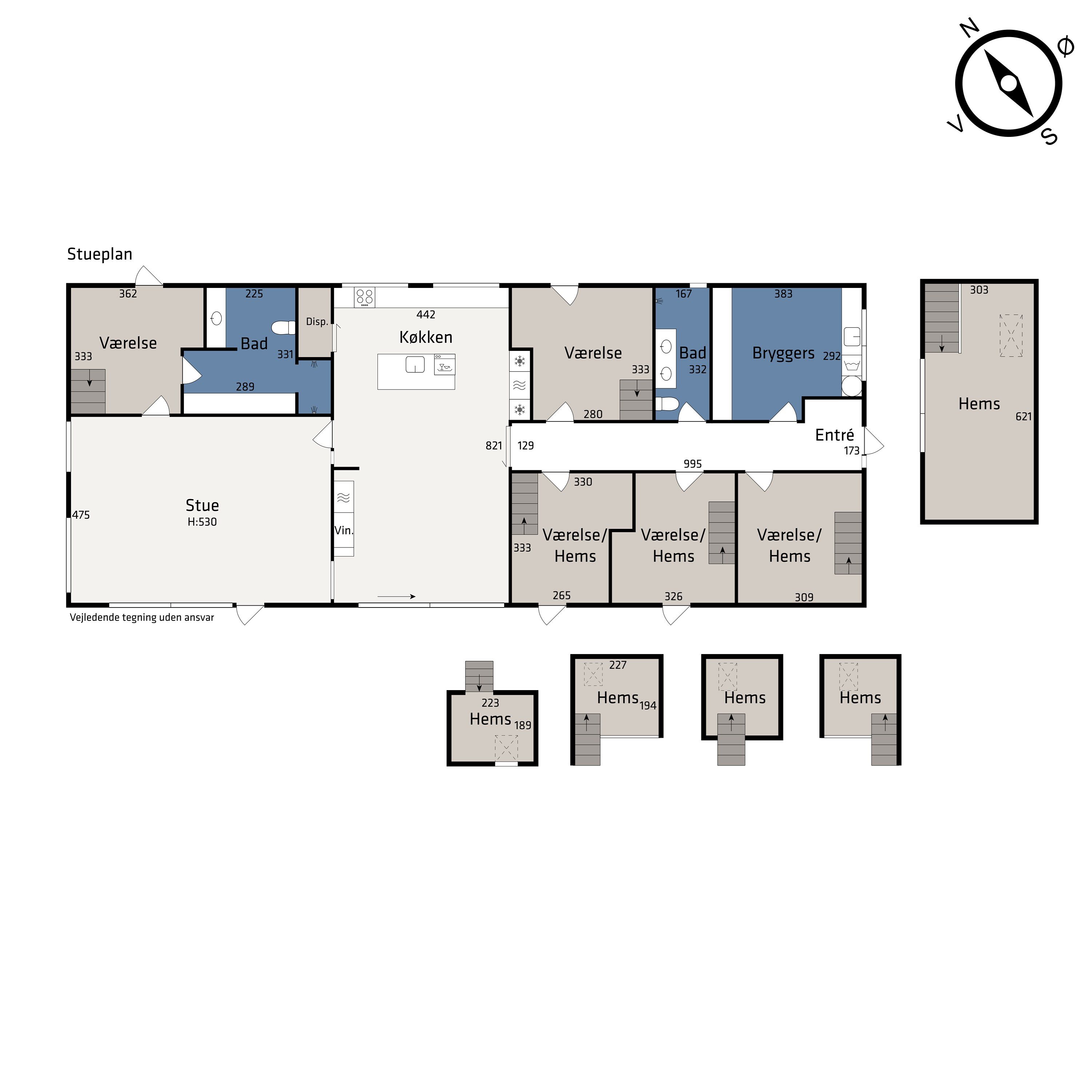 Plantegninger billede af Damgårdstoften 64, 8320 Mårslet