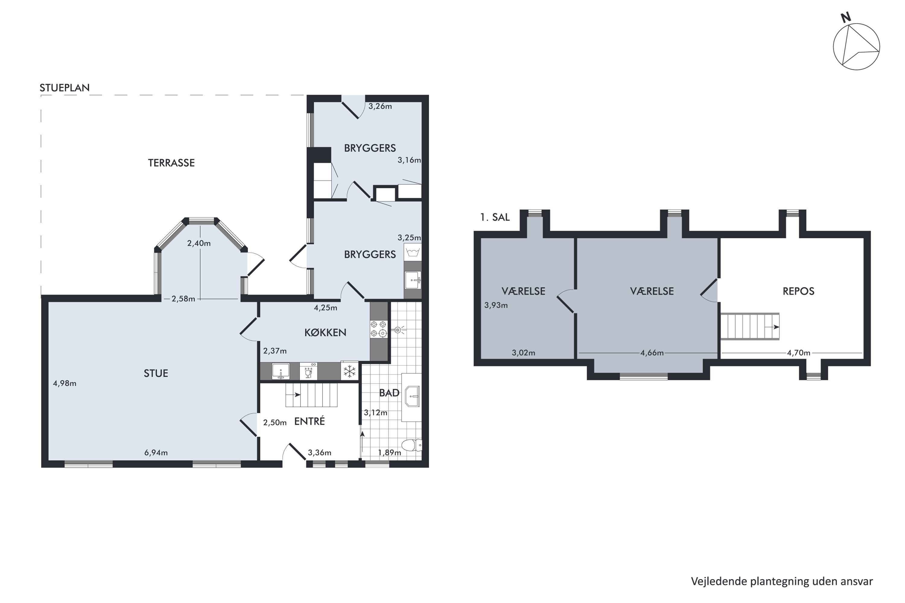 Plantegninger billede af Næssundvej 458, Karby, 7960 Karby