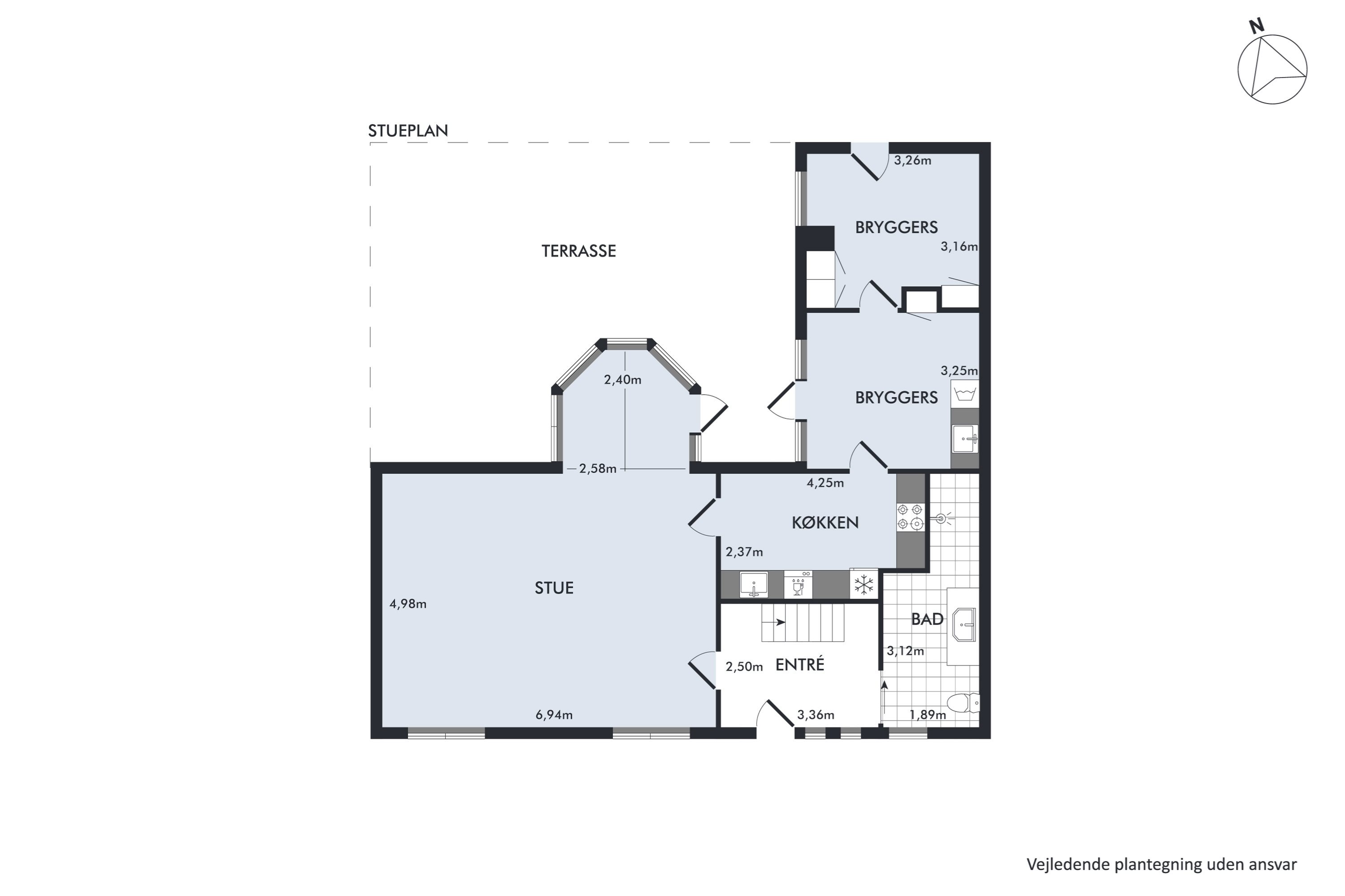 Plantegninger billede af Næssundvej 458, Karby, 7960 Karby