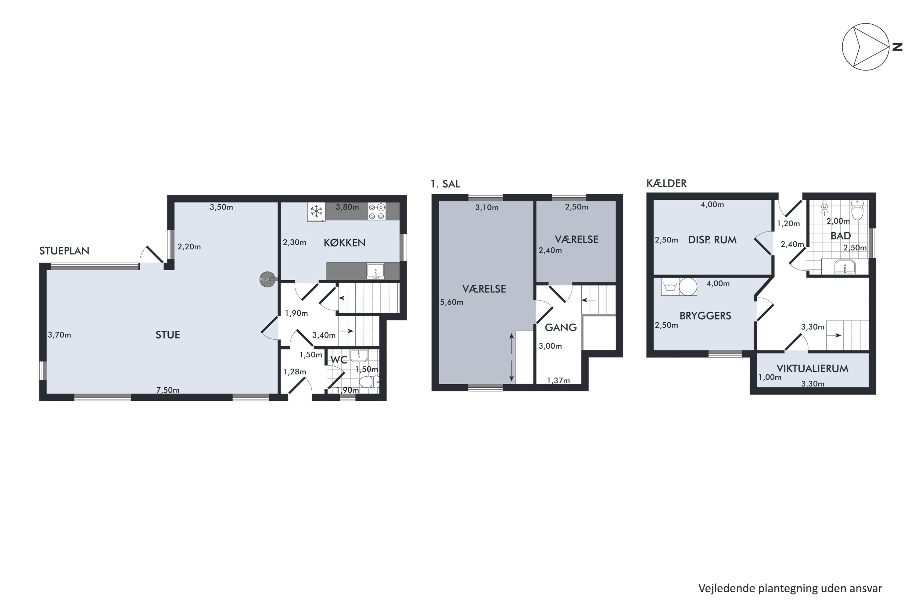 Plantegninger billede af Emmersbækvej 4, 9850 Hirtshals