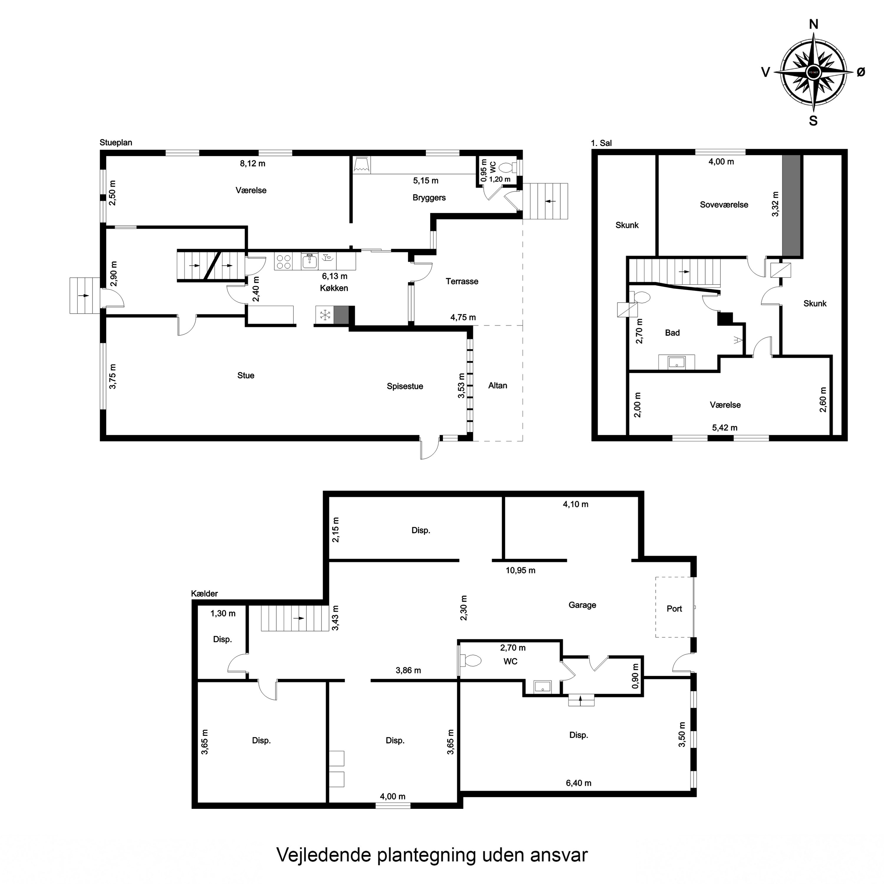 Plantegninger billede af Langgade 53, 7321 Gadbjerg