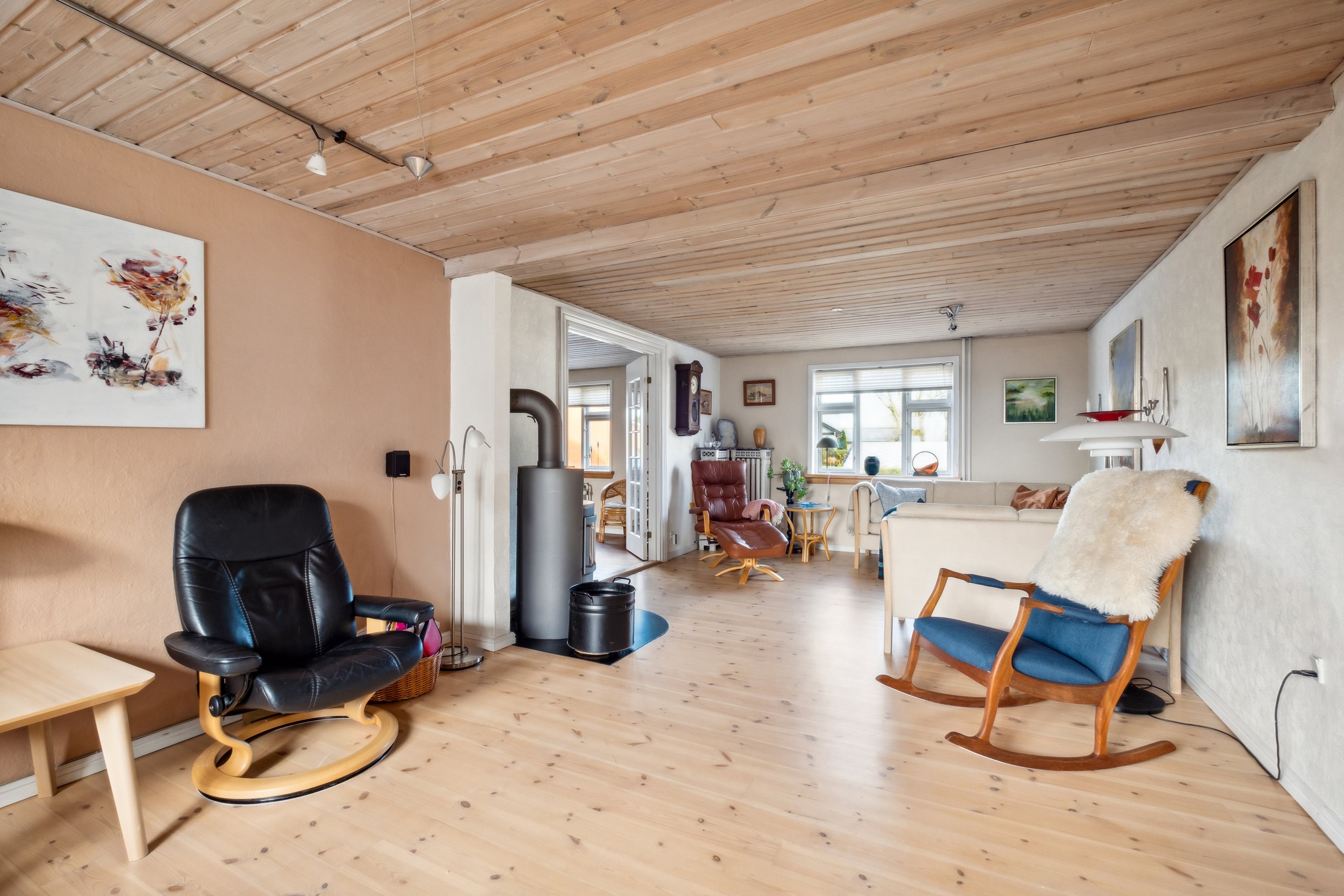 Fremhævet stue billede i fuldskærmstilstand. Billede af Hannerupvej 250, 9500 Hobro