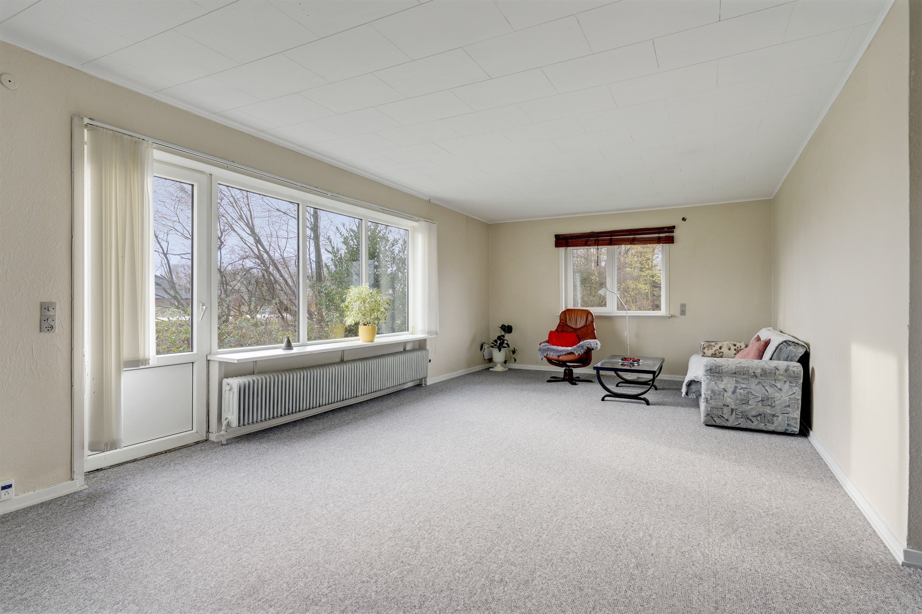 Fremhævet stue billede i fuldskærmstilstand. Billede af Vejlevej 53, Hodde, 6862 Tistrup