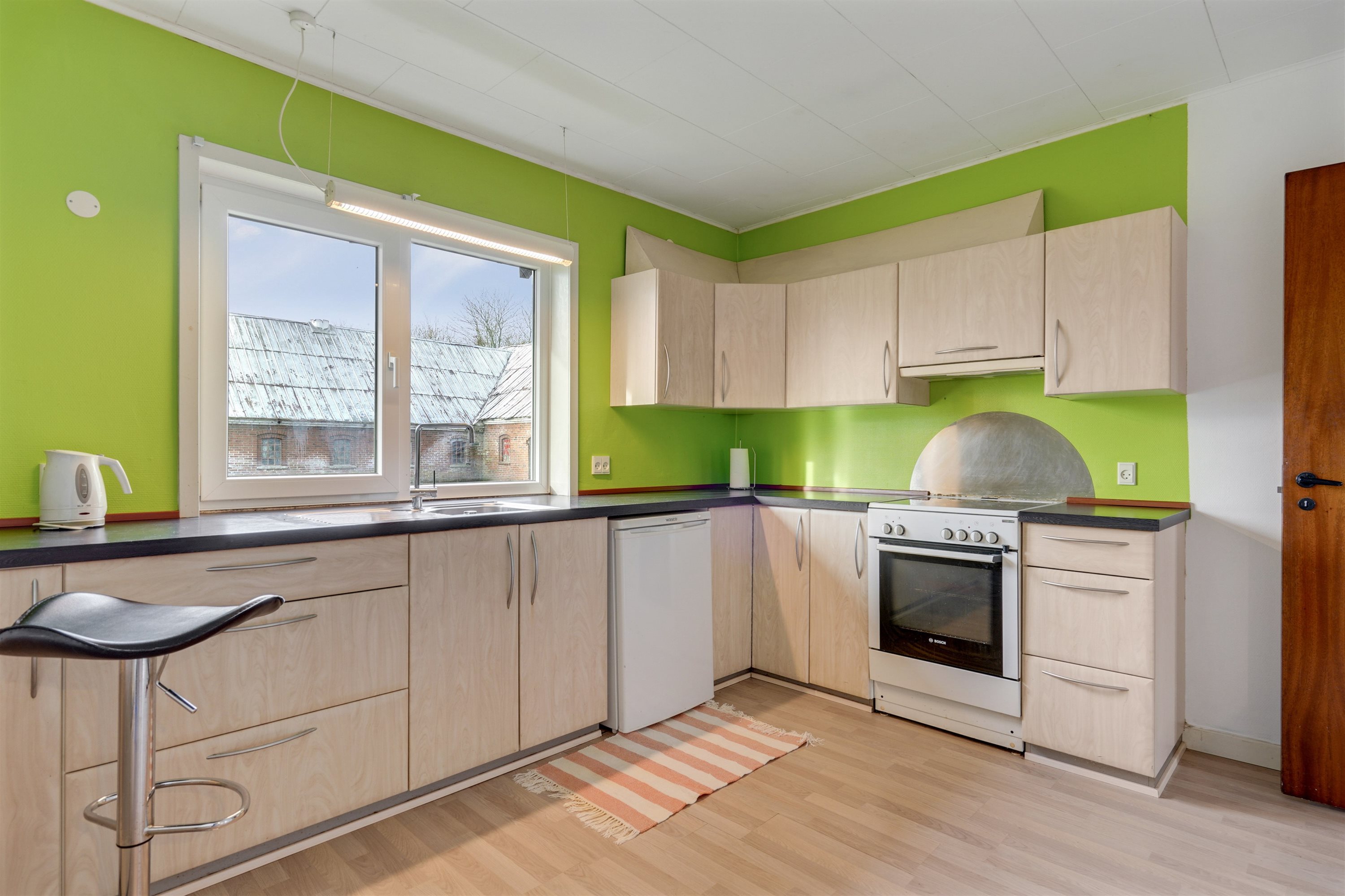 Fremhævet køkken billede i fuldskærmstilstand. Billede af Vejlevej 53, Hodde, 6862 Tistrup