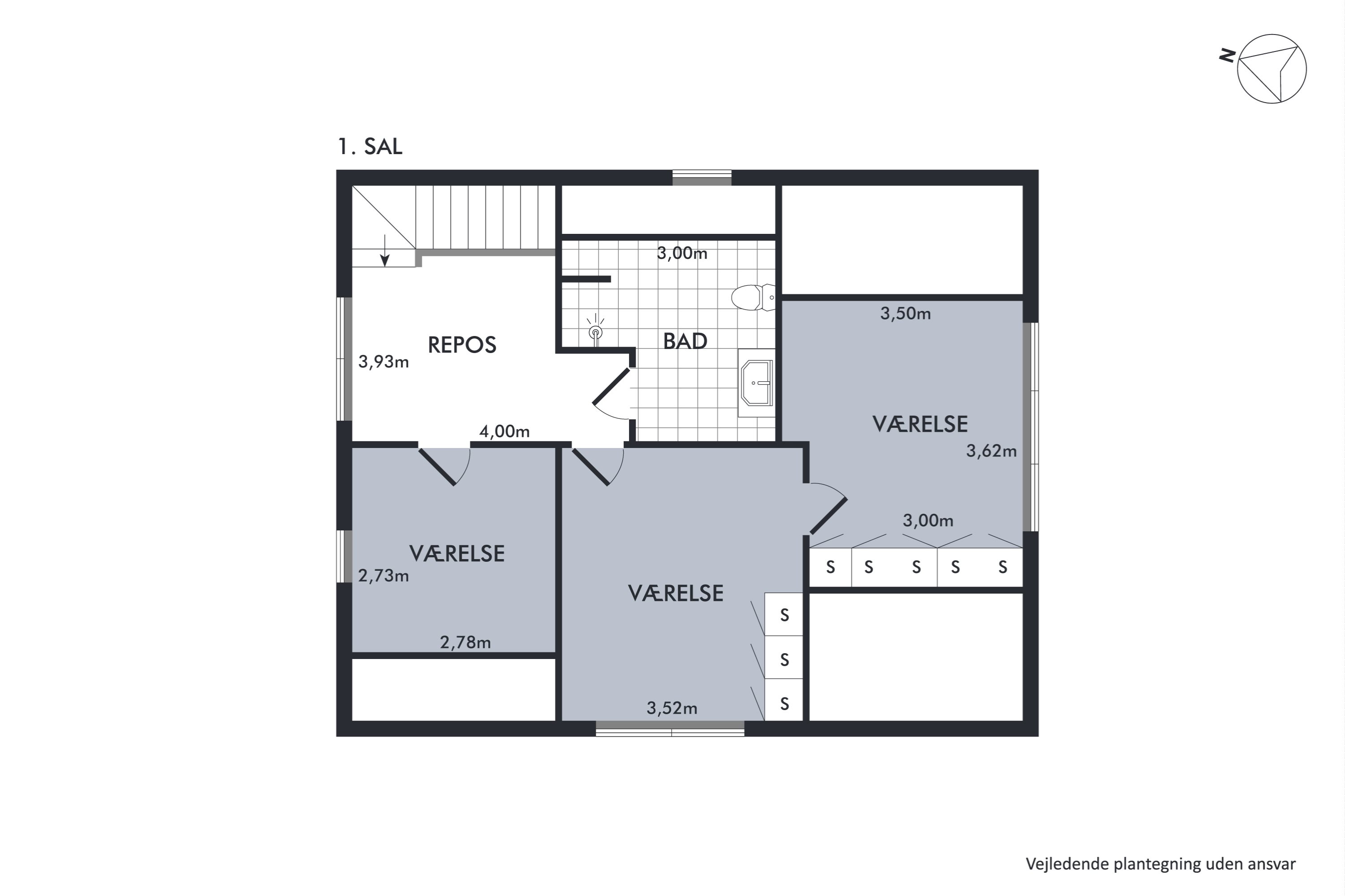 Plantegninger billede af Kirkegade 83, 9460 Brovst