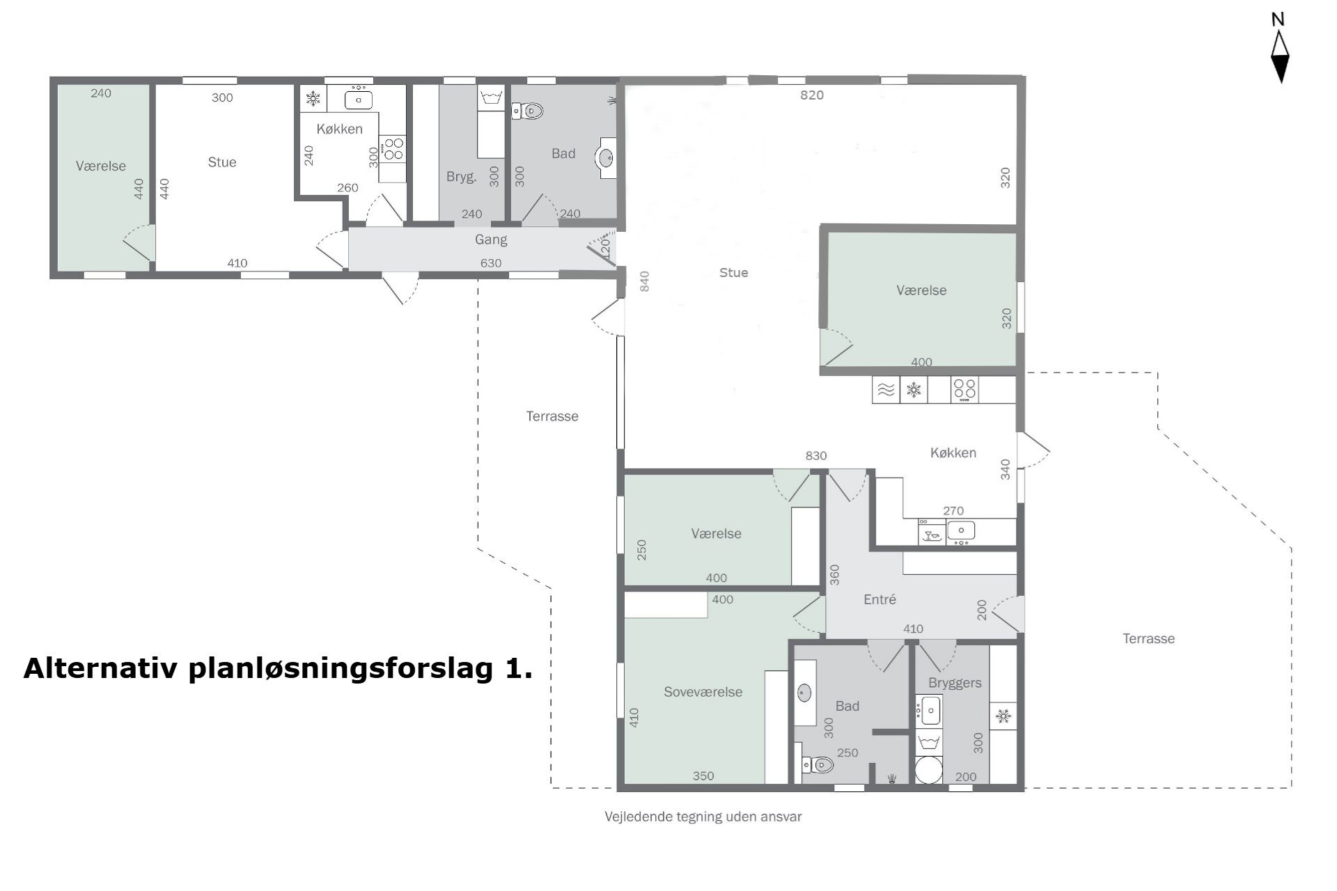 Plantegninger billede af Teglgårdshaven 14, 9870 Sindal