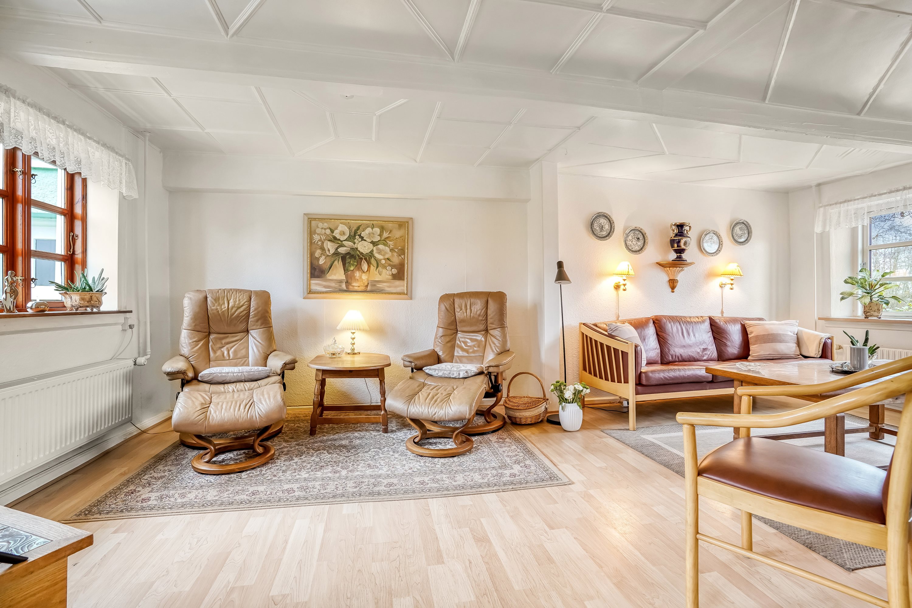 Fremhævet stue billede i fuldskærmstilstand. Billede af Skovmøllevej 16, Ørbæk, 5400 Bogense