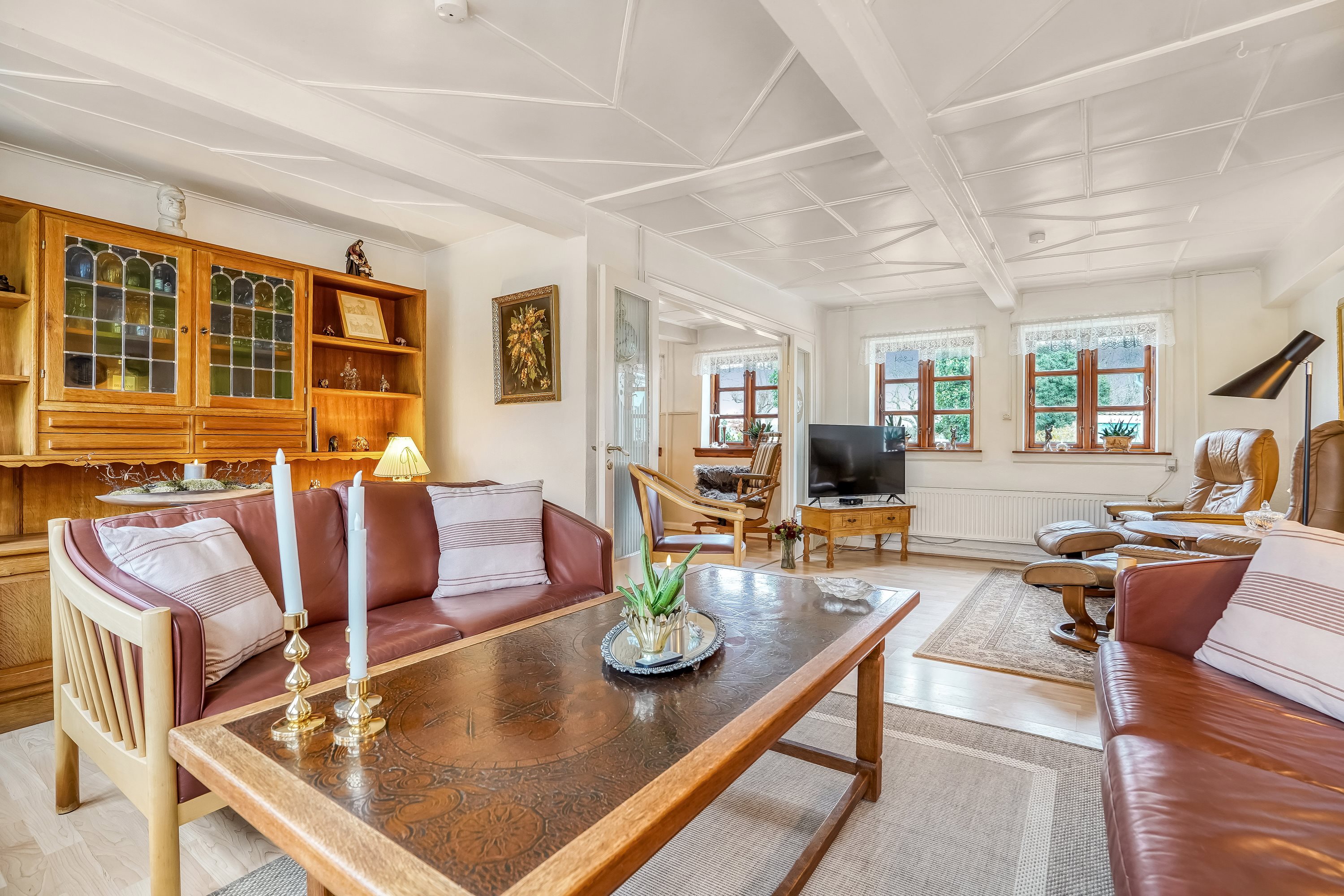 Fremhævet stue billede i fuldskærmstilstand. Billede af Skovmøllevej 16, Ørbæk, 5400 Bogense