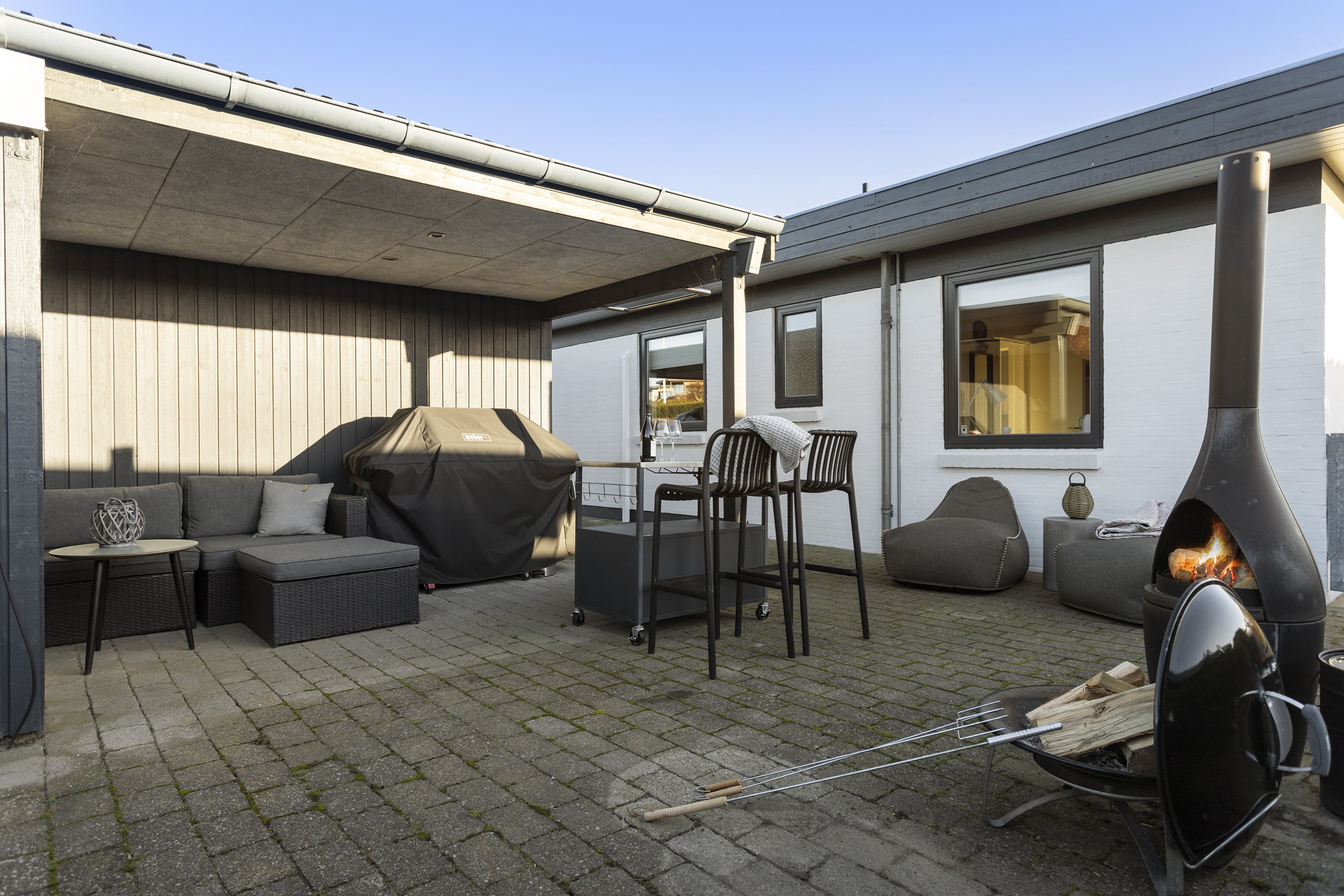 Fremhævet terrasse billede i fuldskærmstilstand. Billede af Tronderupvej 15, Kilden, 9900 Frederikshavn