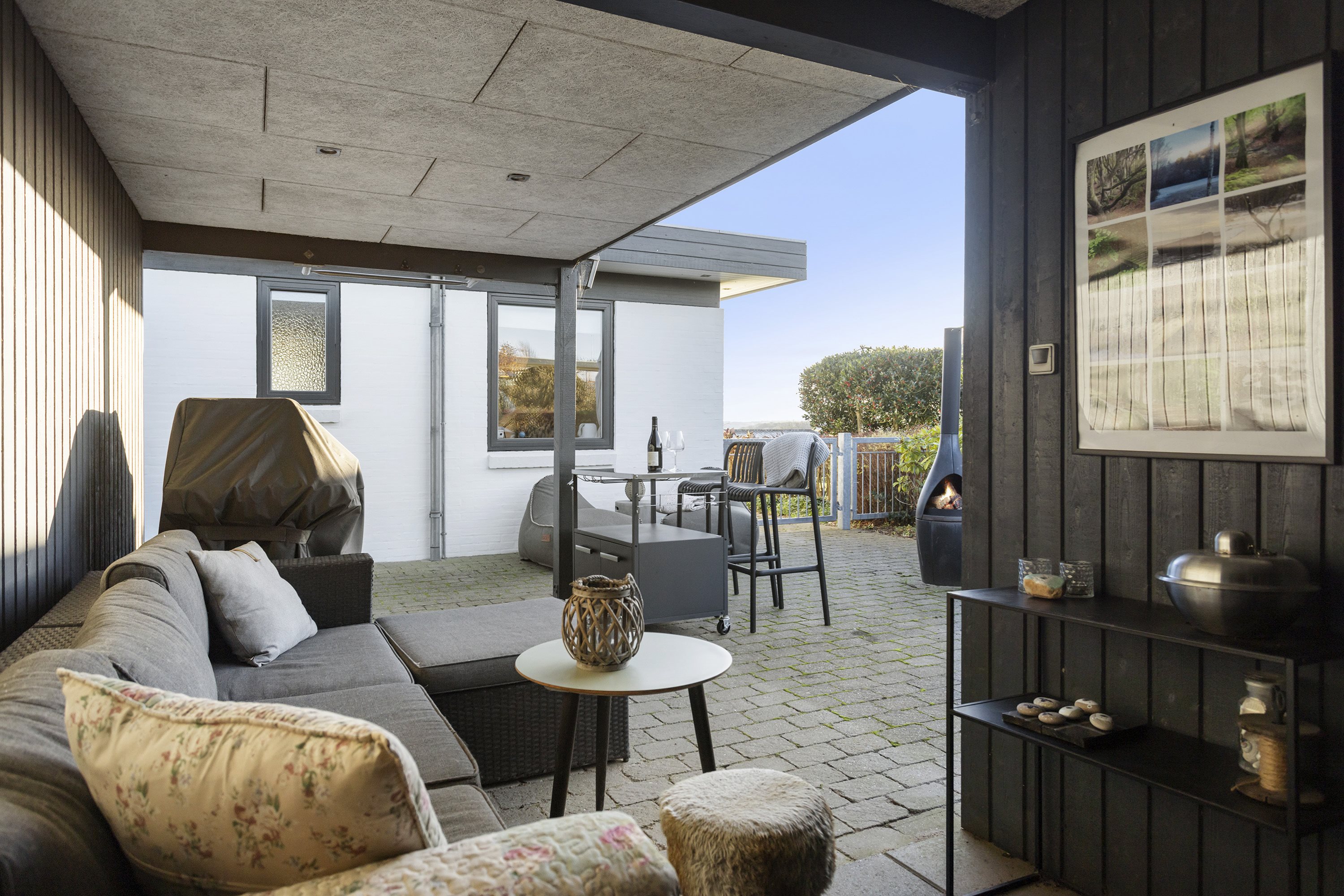 Fremhævet terrasse billede i fuldskærmstilstand. Billede af Tronderupvej 15, Kilden, 9900 Frederikshavn