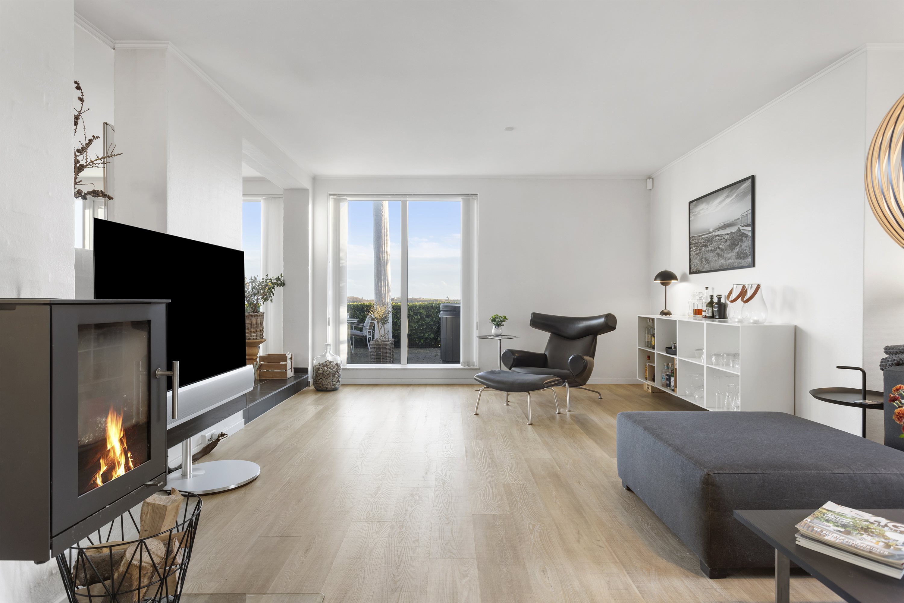 Fremhævet stue billede i fuldskærmstilstand. Billede af Tronderupvej 15, Kilden, 9900 Frederikshavn