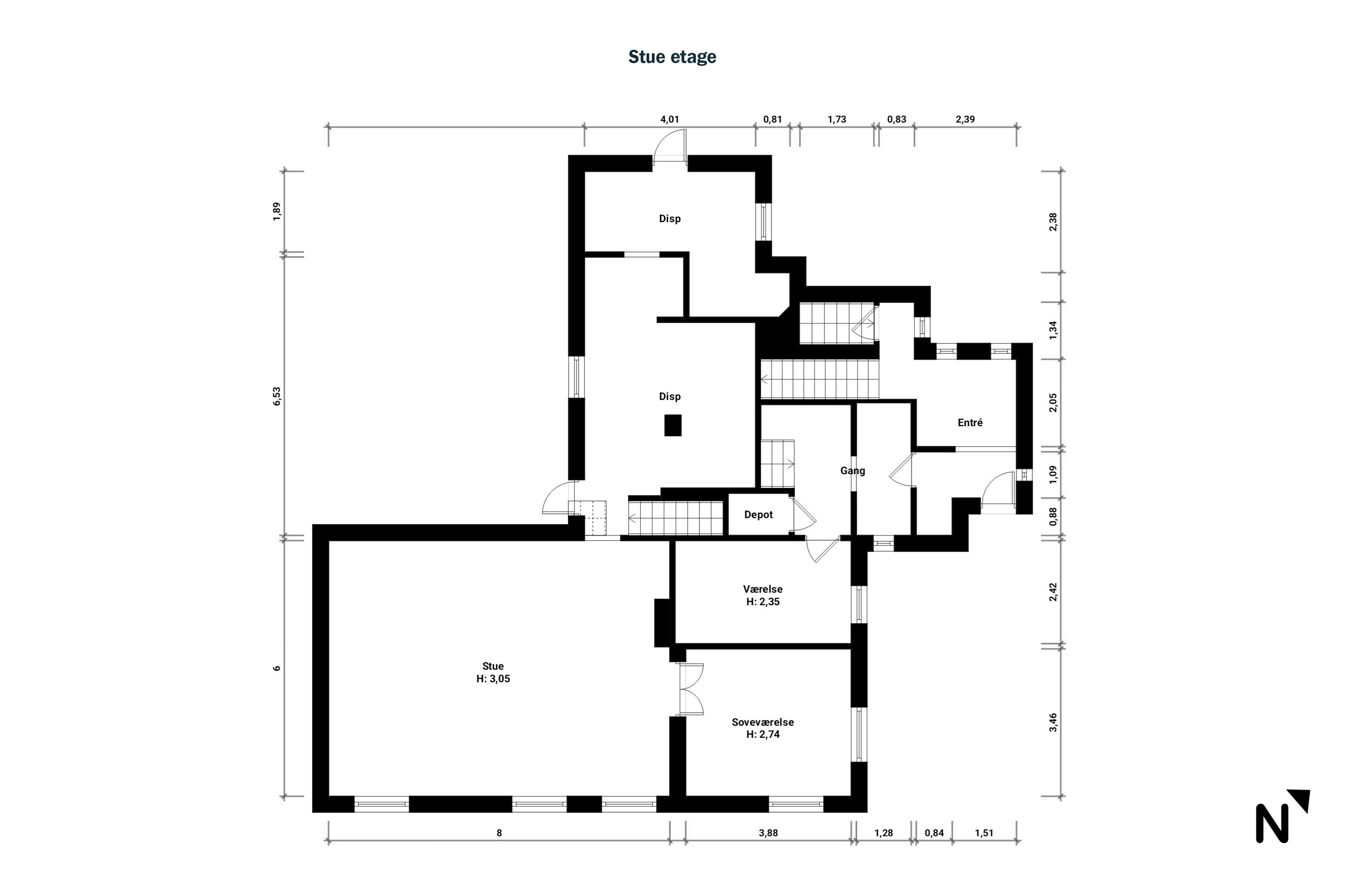 Plantegninger billede af Tangetvej 11, 4800 Nykøbing F