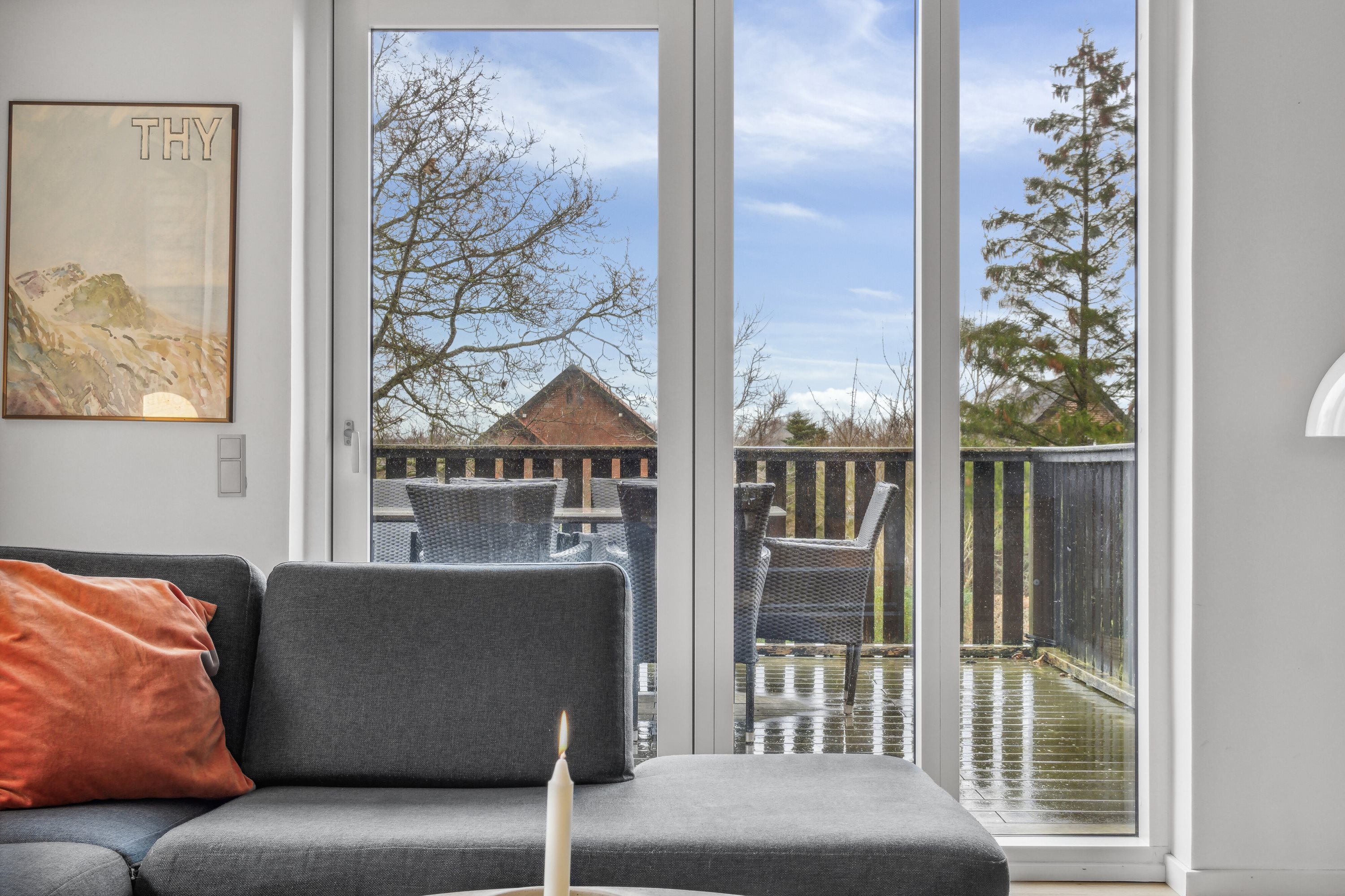 Fremhævet stue billede i fuldskærmstilstand. Billede af Grandalsvej 22, Tilsted, 7700 Thisted