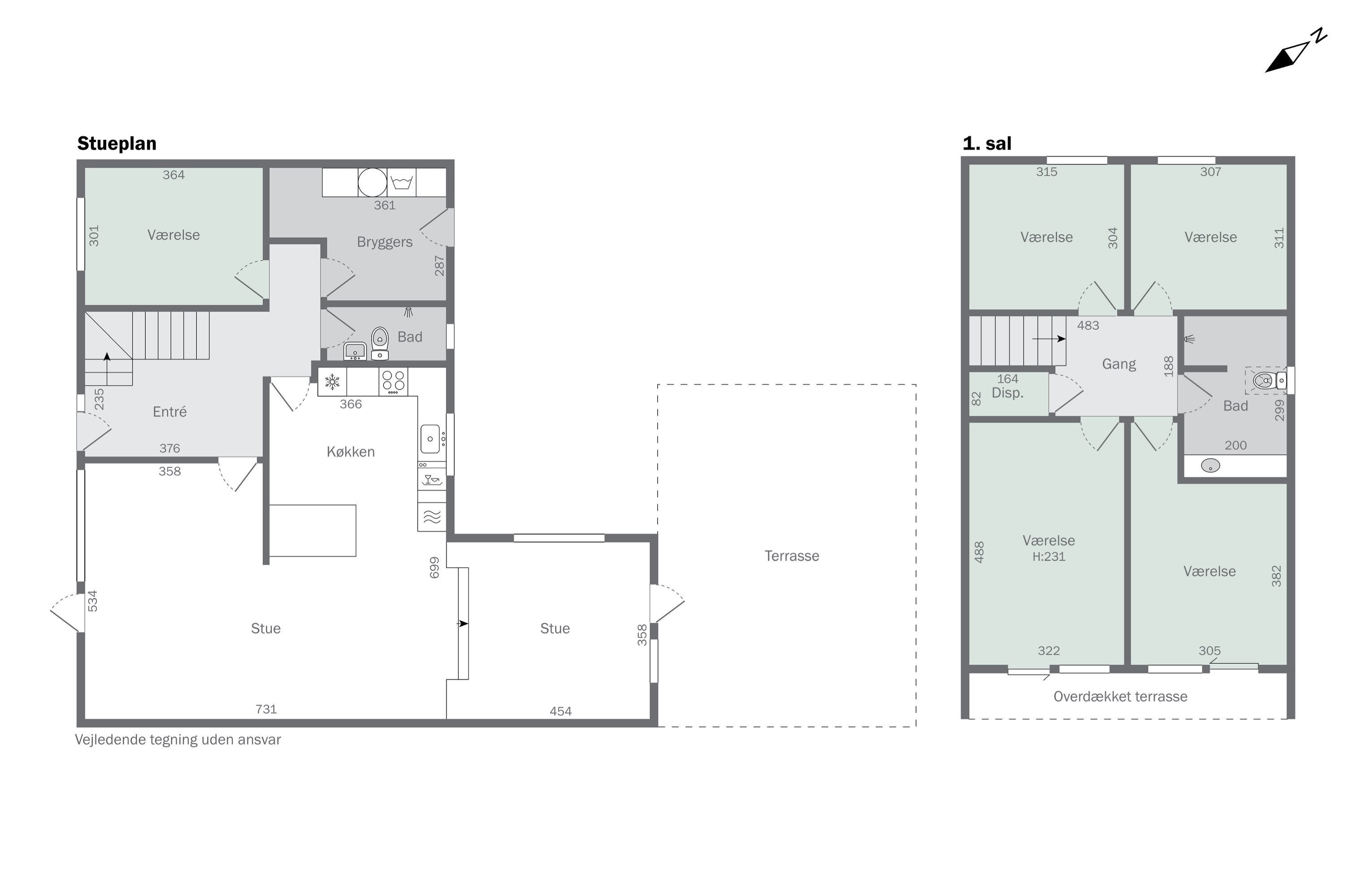 Plantegninger billede af Grandalsvej 22, Tilsted, 7700 Thisted