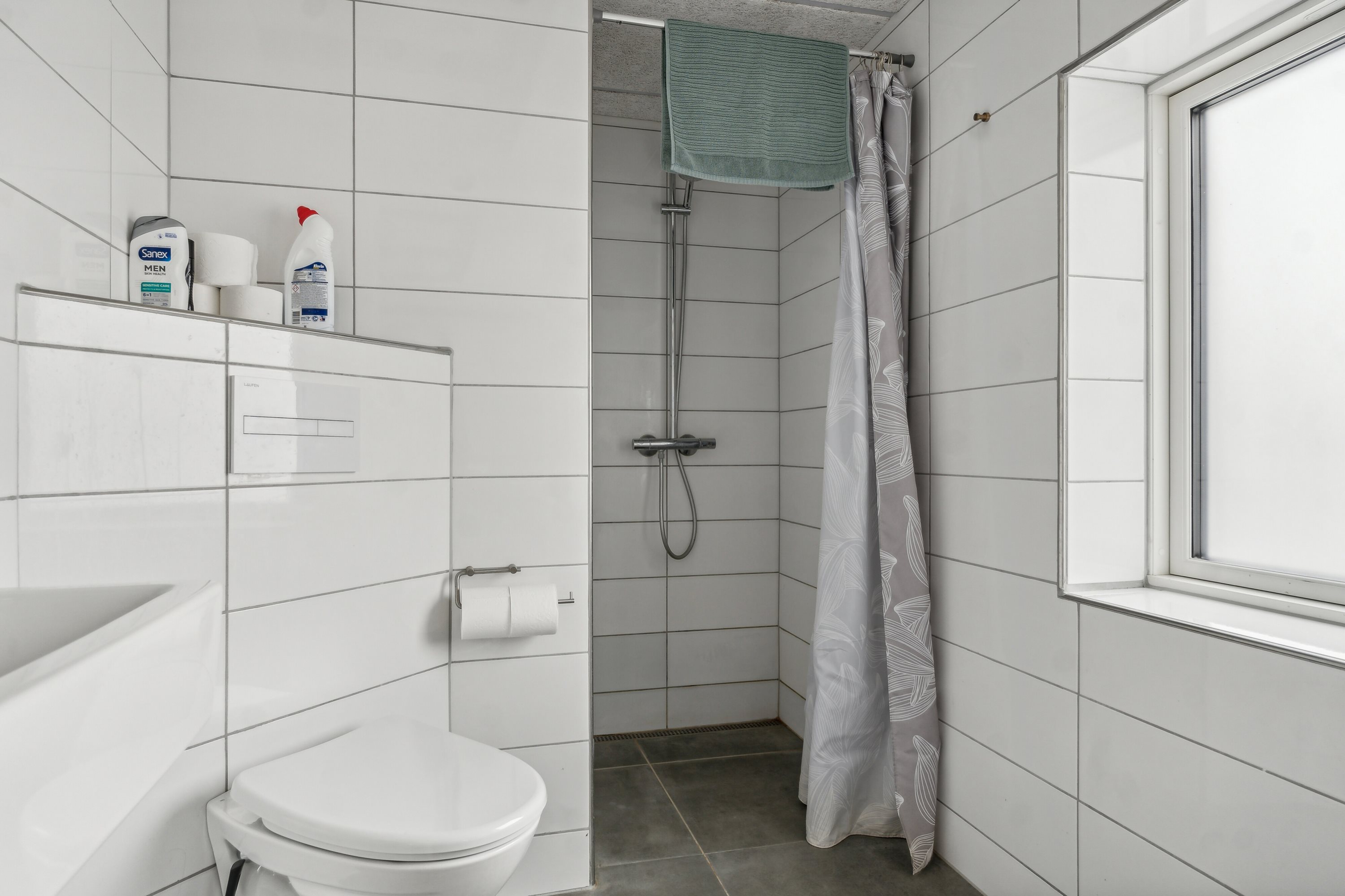 Fremhævet badeværelse billede i fuldskærmstilstand. Billede af Lykkesholmvej 11B, Osted, 4320 Lejre