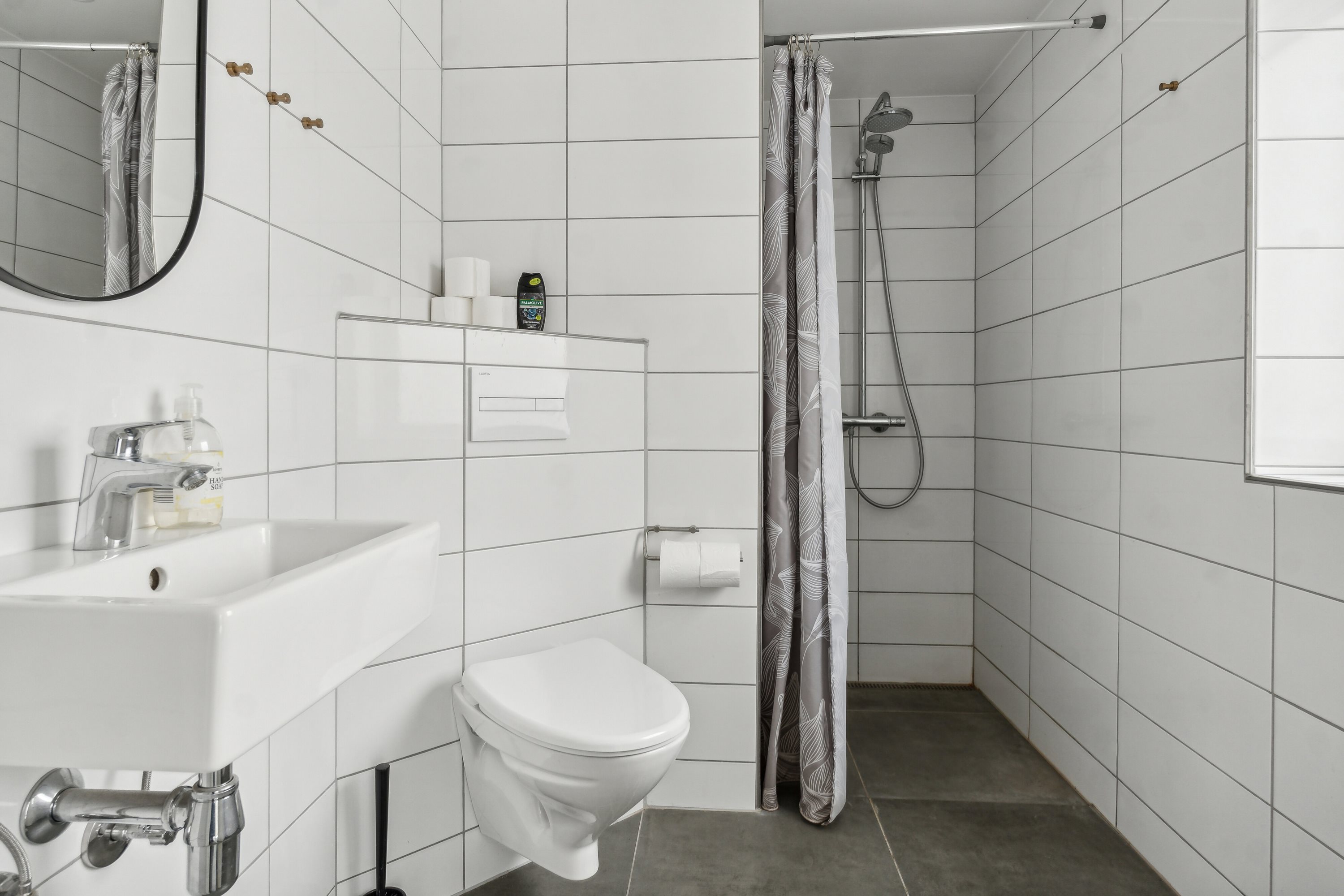 Fremhævet badeværelse billede i fuldskærmstilstand. Billede af Lykkesholmvej 11B, Osted, 4320 Lejre