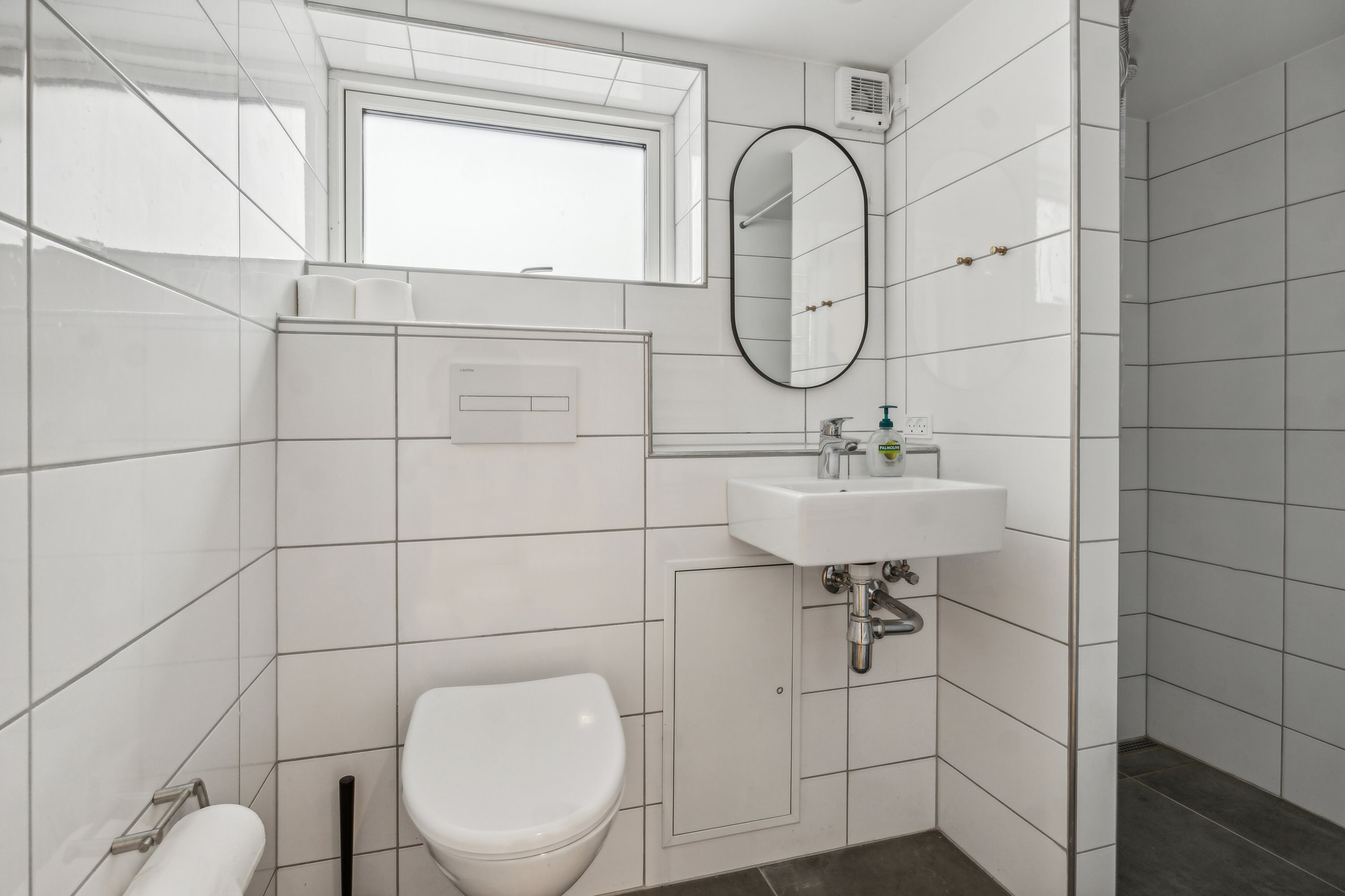 Fremhævet badeværelse billede i fuldskærmstilstand. Billede af Lykkesholmvej 11B, Osted, 4320 Lejre