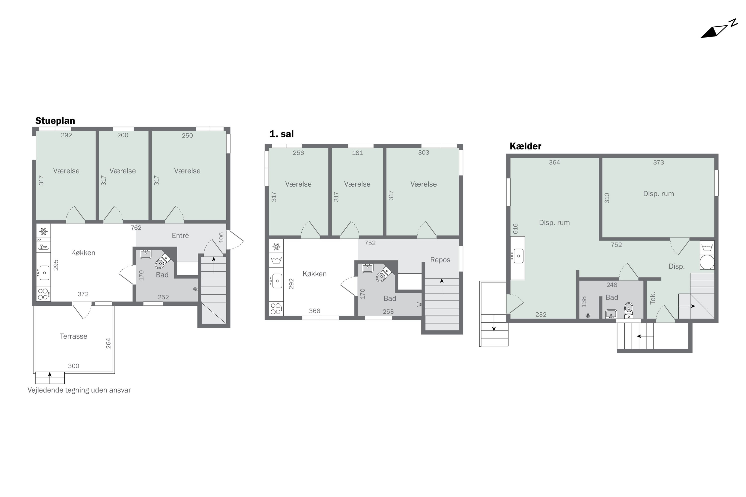 Plantegninger billede af Lykkesholmvej 11B, Osted, 4320 Lejre