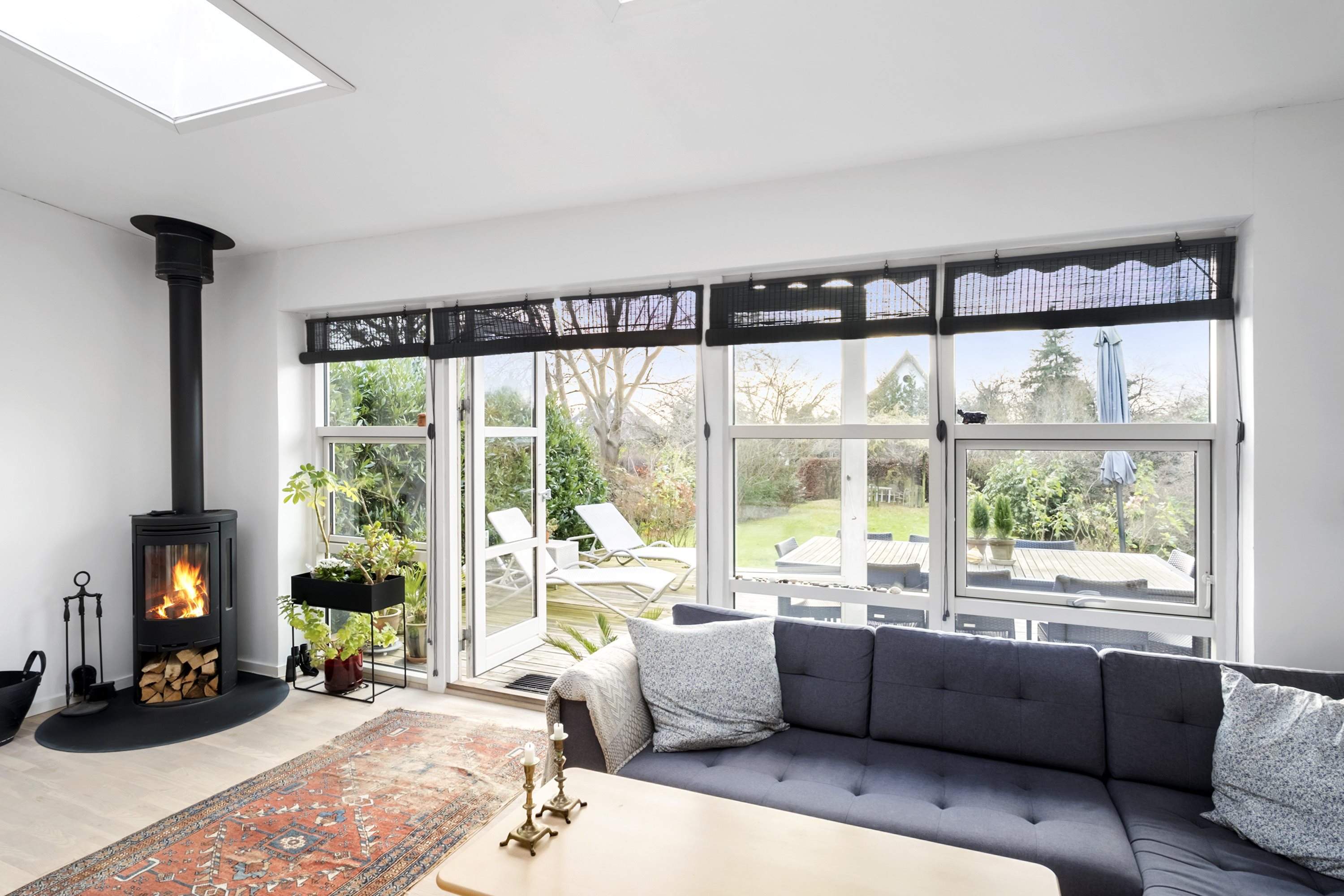 Fremhævet stue billede i fuldskærmstilstand. Billede af Rudemarken 47, 2840 Holte