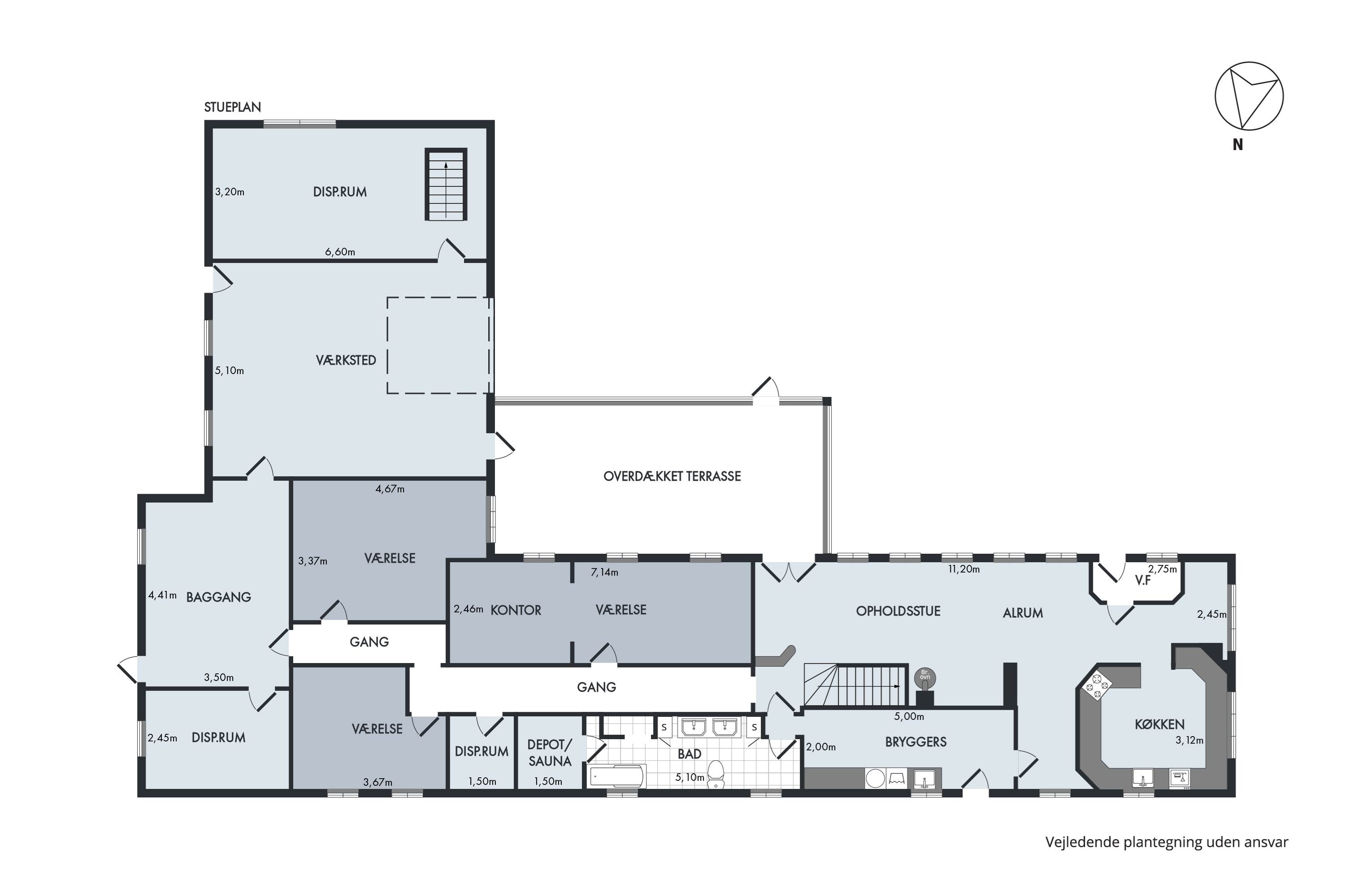Plantegninger billede af Blommeskobbel 5, 6440 Augustenborg