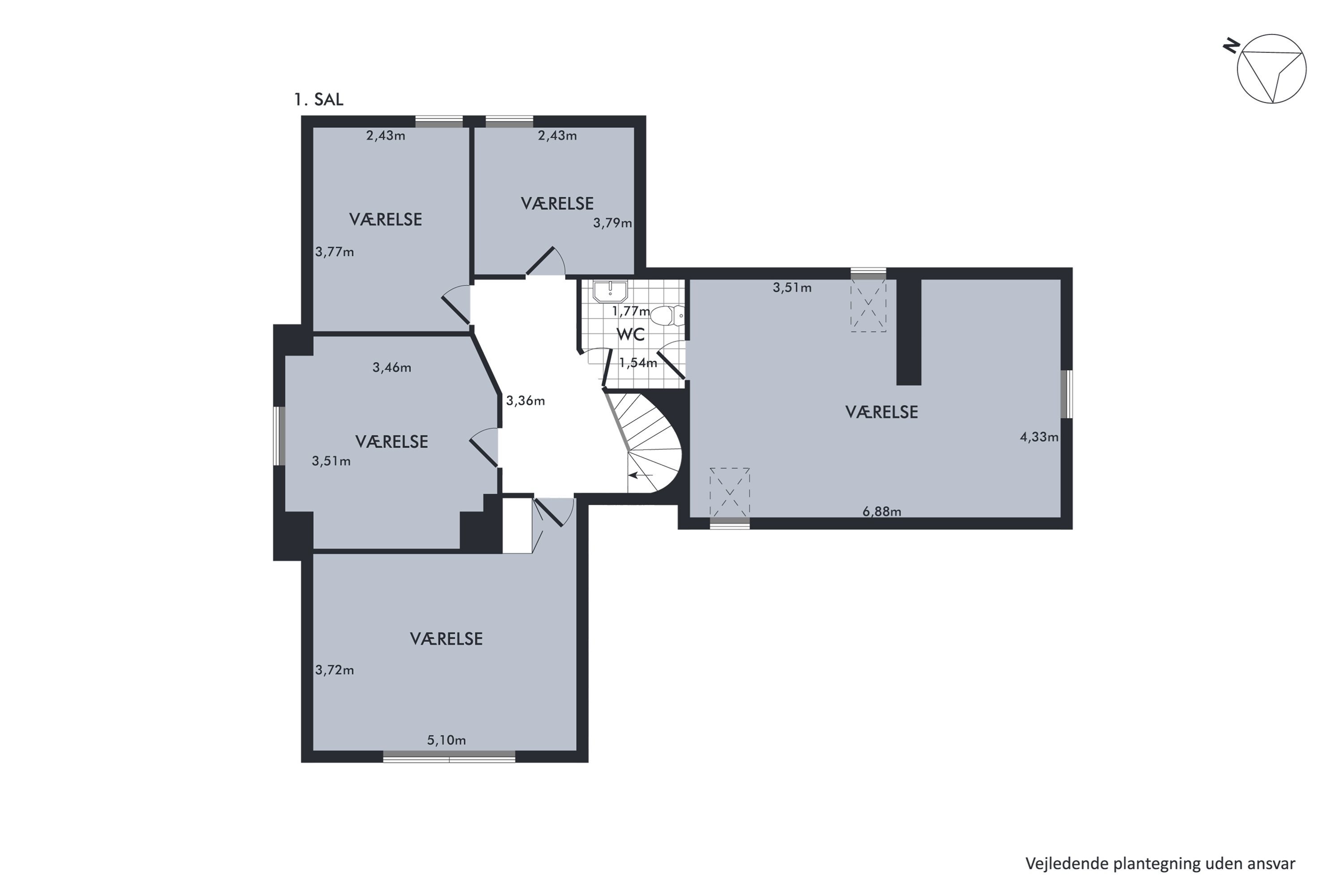 Plantegninger billede af Skolevangen 8, 8860 Ulstrup