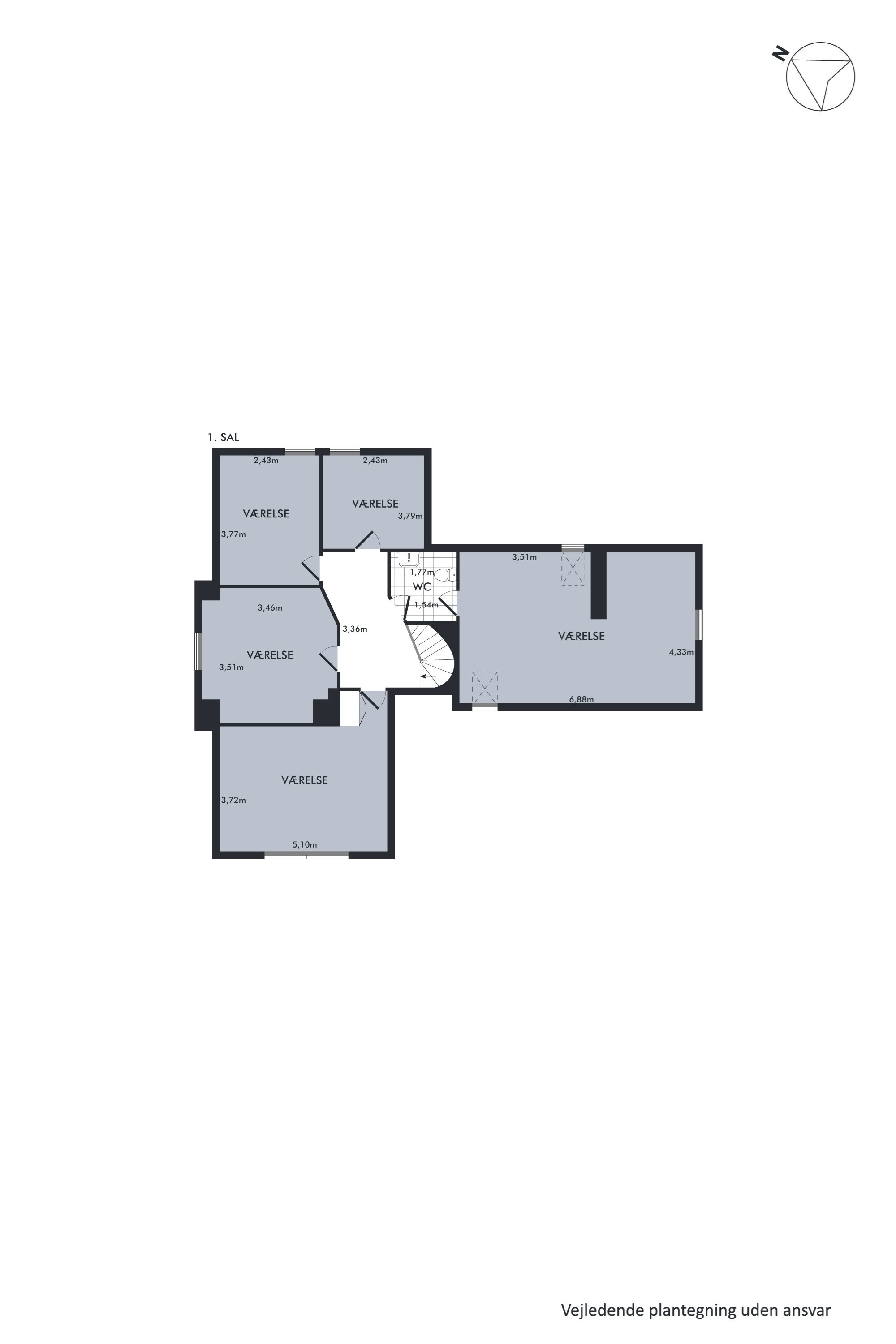 Plantegninger billede af Skolevangen 8, 8860 Ulstrup