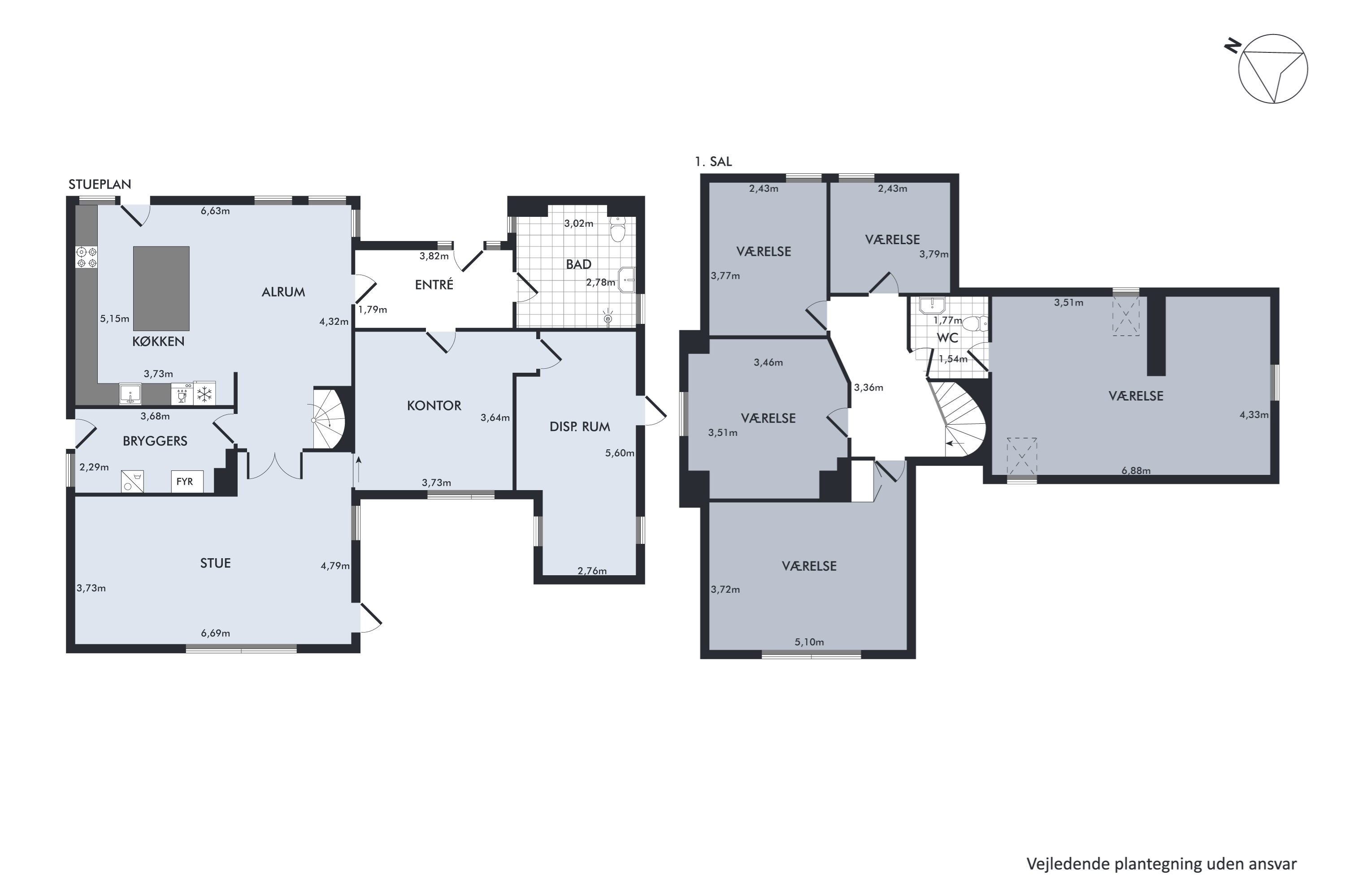 Plantegninger billede af Skolevangen 8, 8860 Ulstrup