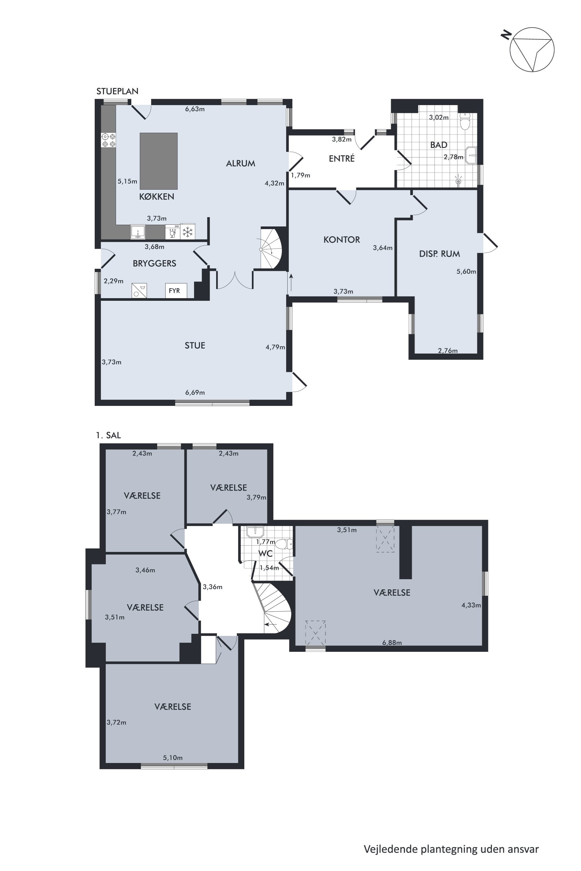 Plantegninger billede af Skolevangen 8, 8860 Ulstrup