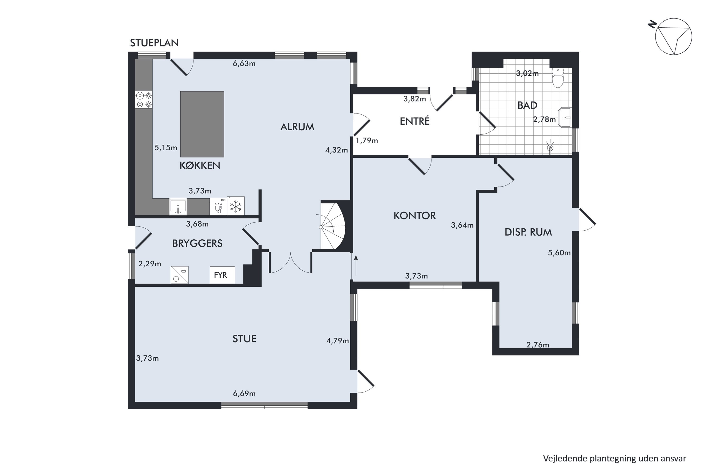 Plantegninger billede af Skolevangen 8, 8860 Ulstrup
