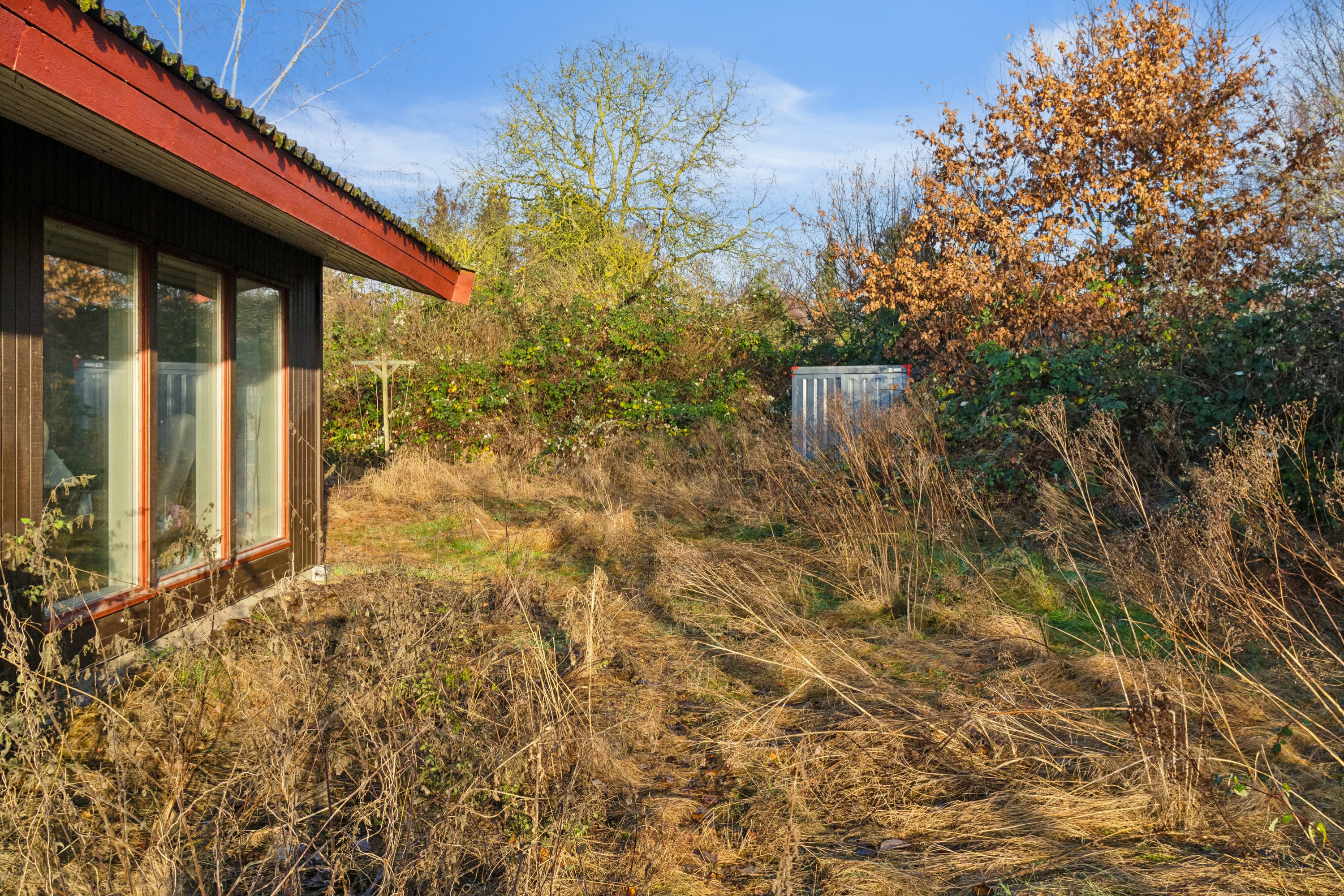 Fremhævet udendørs billede i fuldskærmstilstand. Billede af Kamillevej 18, 4750 Lundby