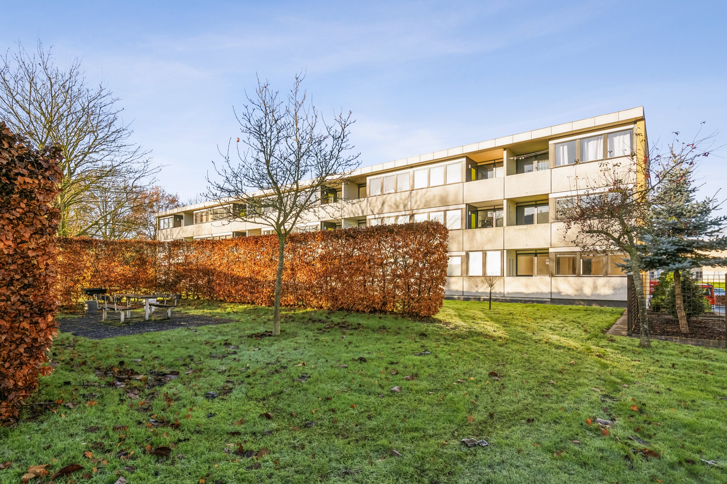 Fremhævet set fra haven billede i fuldskærmstilstand. Billede af Floravænget 68, st.., Dalum, 5250 Odense SV