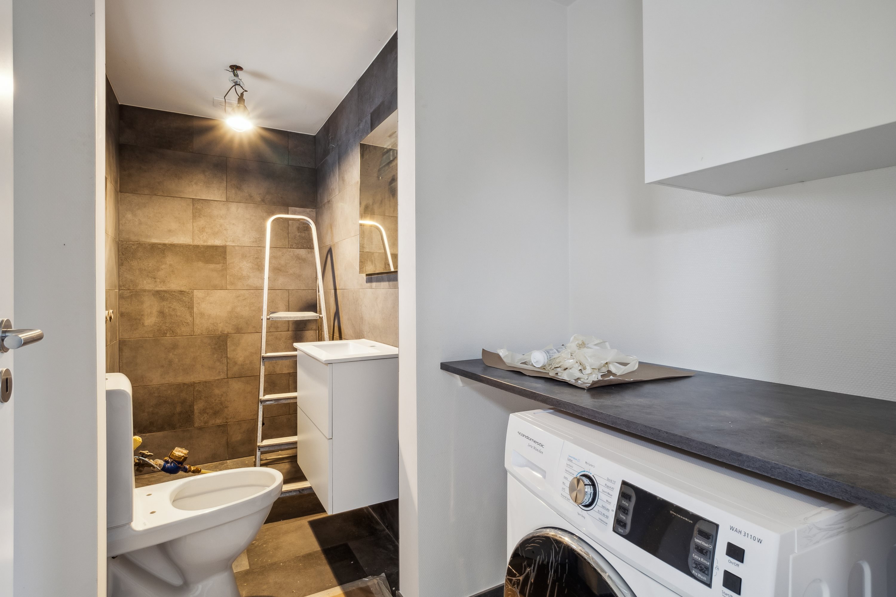 Fremhævet badeværelse billede i fuldskærmstilstand. Billede af Riis Alle 14, 7900 Nykøbing M