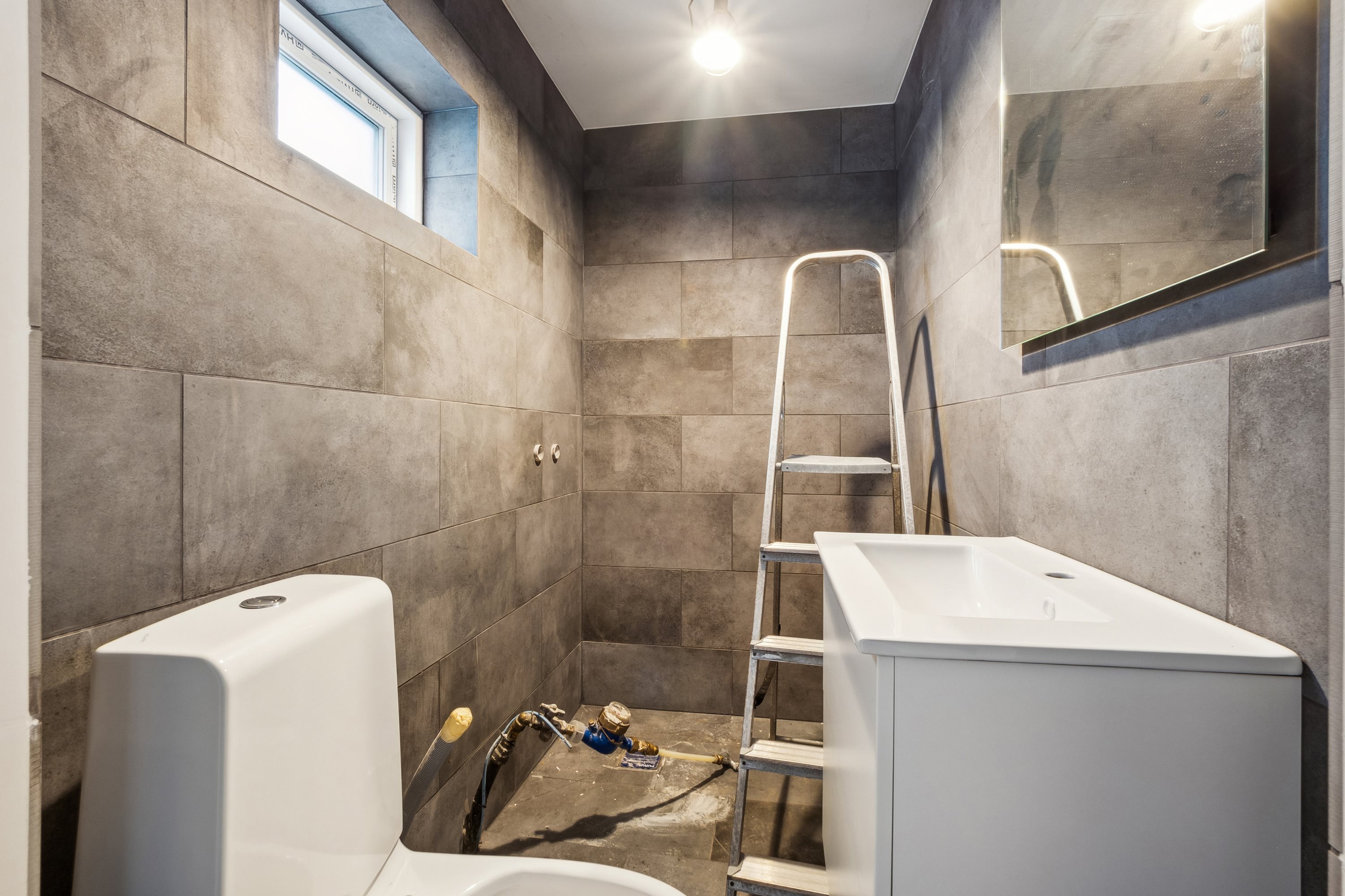 Fremhævet badeværelse billede i fuldskærmstilstand. Billede af Riis Alle 14, 7900 Nykøbing M