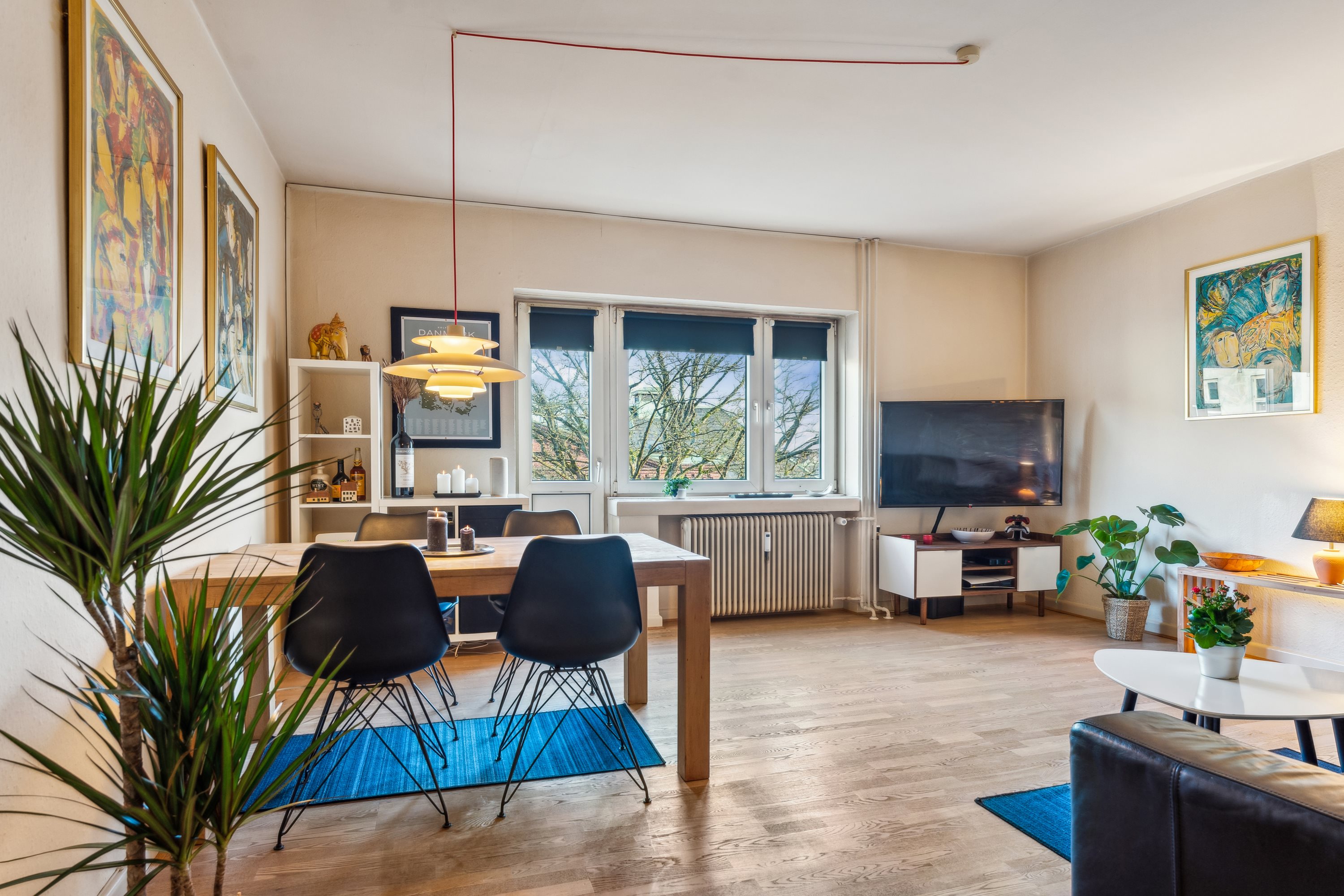 Fremhævet stue billede i fuldskærmstilstand. Billede af Steen Blichers Gade 1A, 3. tv., 8900 Randers C