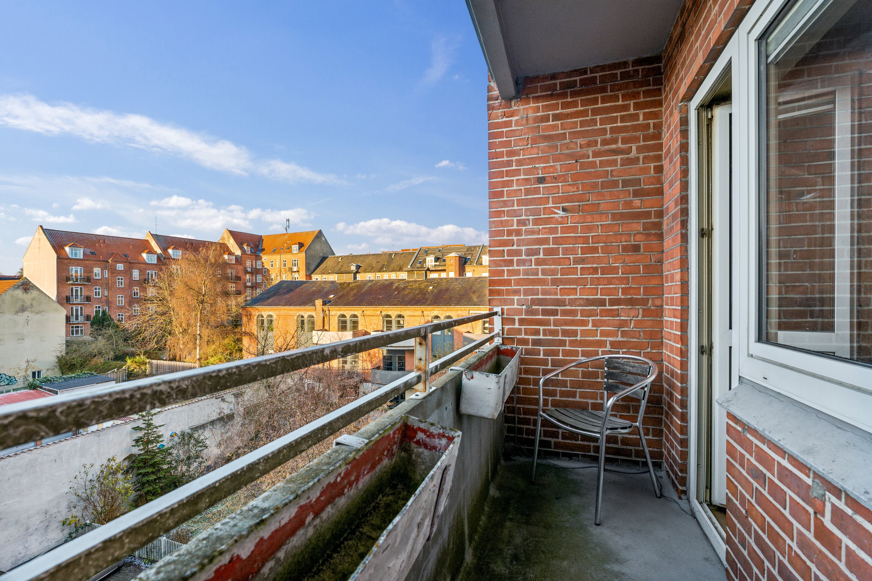 Fremhævet altan billede i fuldskærmstilstand. Billede af Steen Blichers Gade 1A, 3. tv., 8900 Randers C