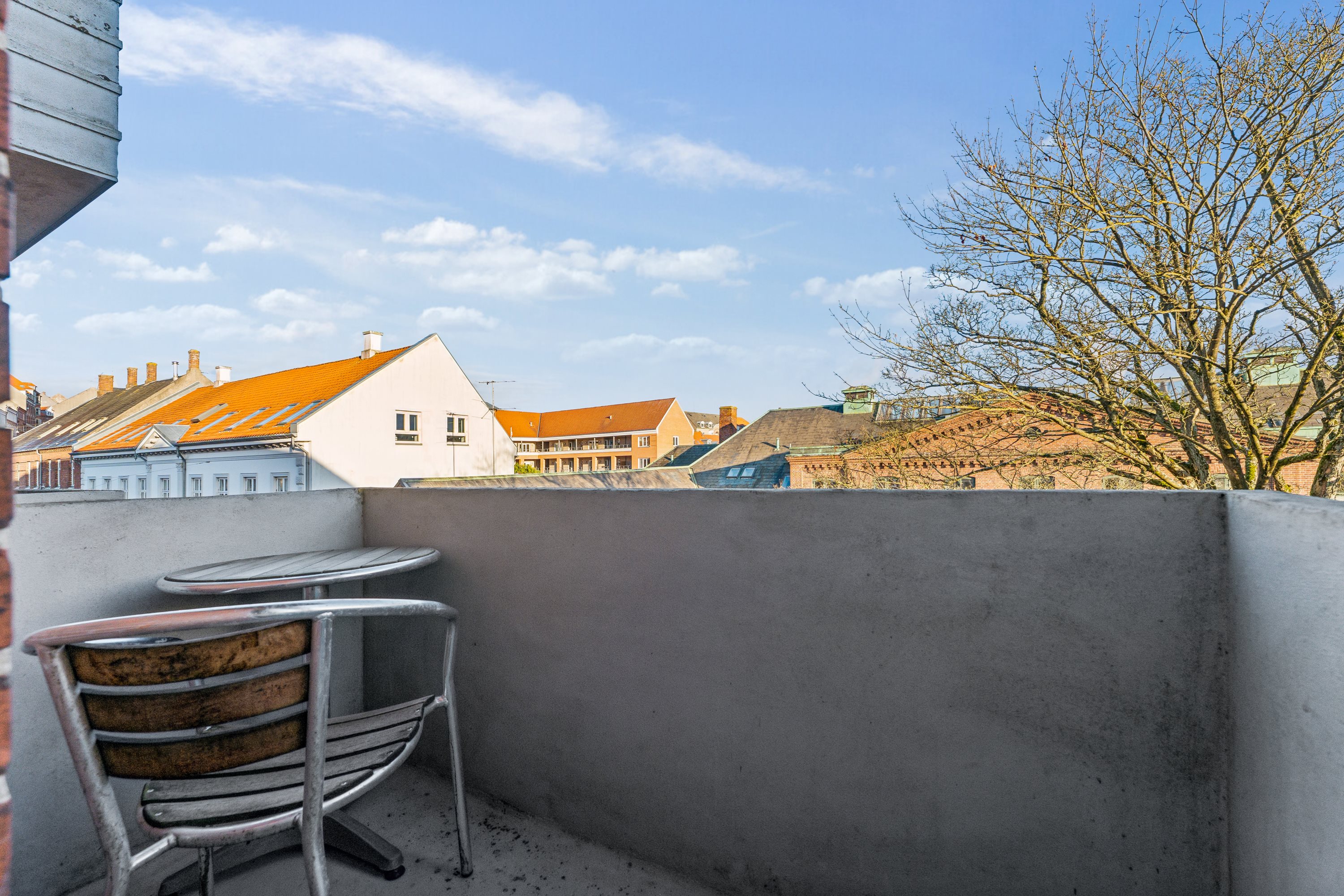 Fremhævet terrasse billede i fuldskærmstilstand. Billede af Steen Blichers Gade 1A, 3. tv., 8900 Randers C