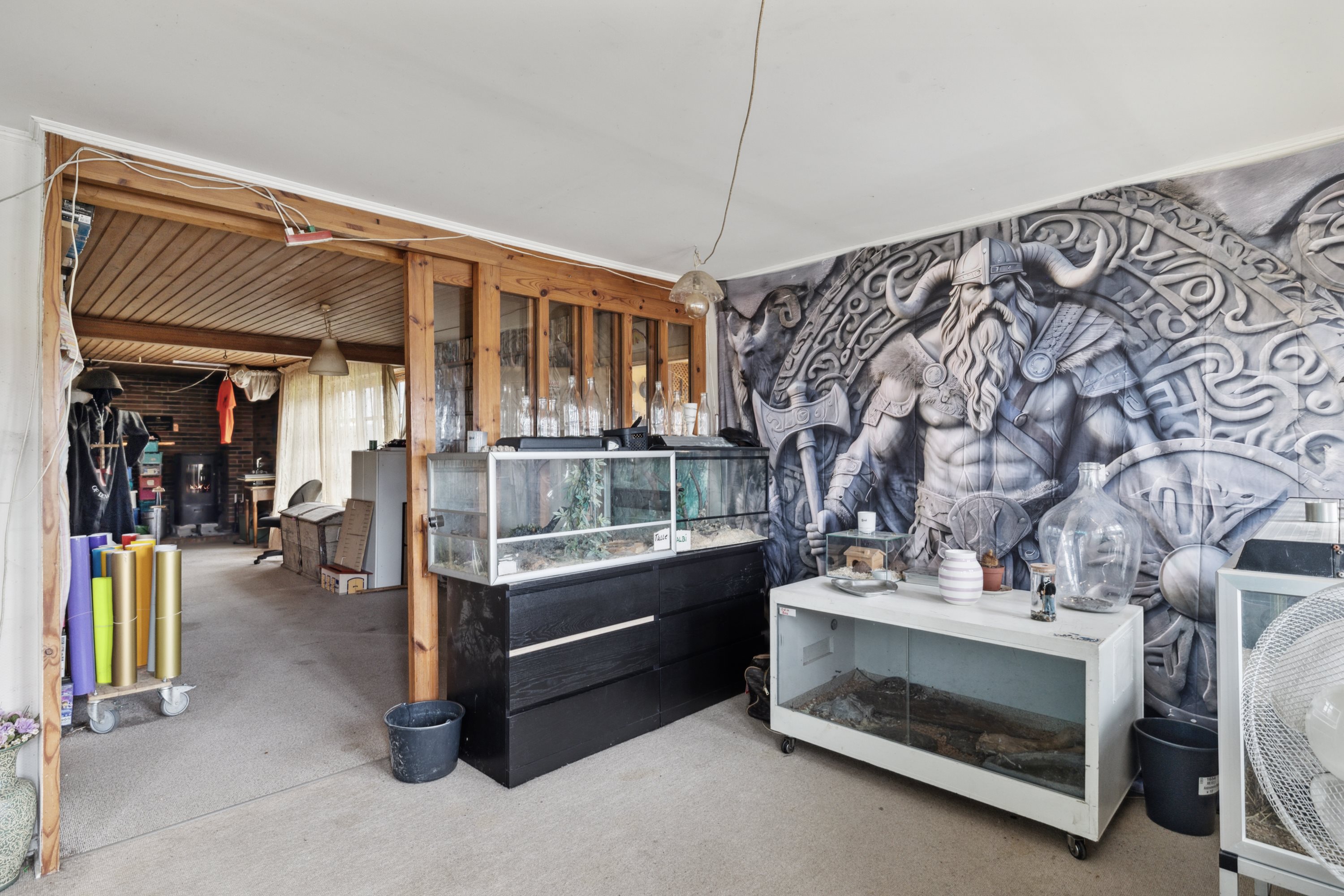 Fremhævet stue billede i fuldskærmstilstand. Billede af Jordløsevej 41, V Hæsinge, 5672 Broby