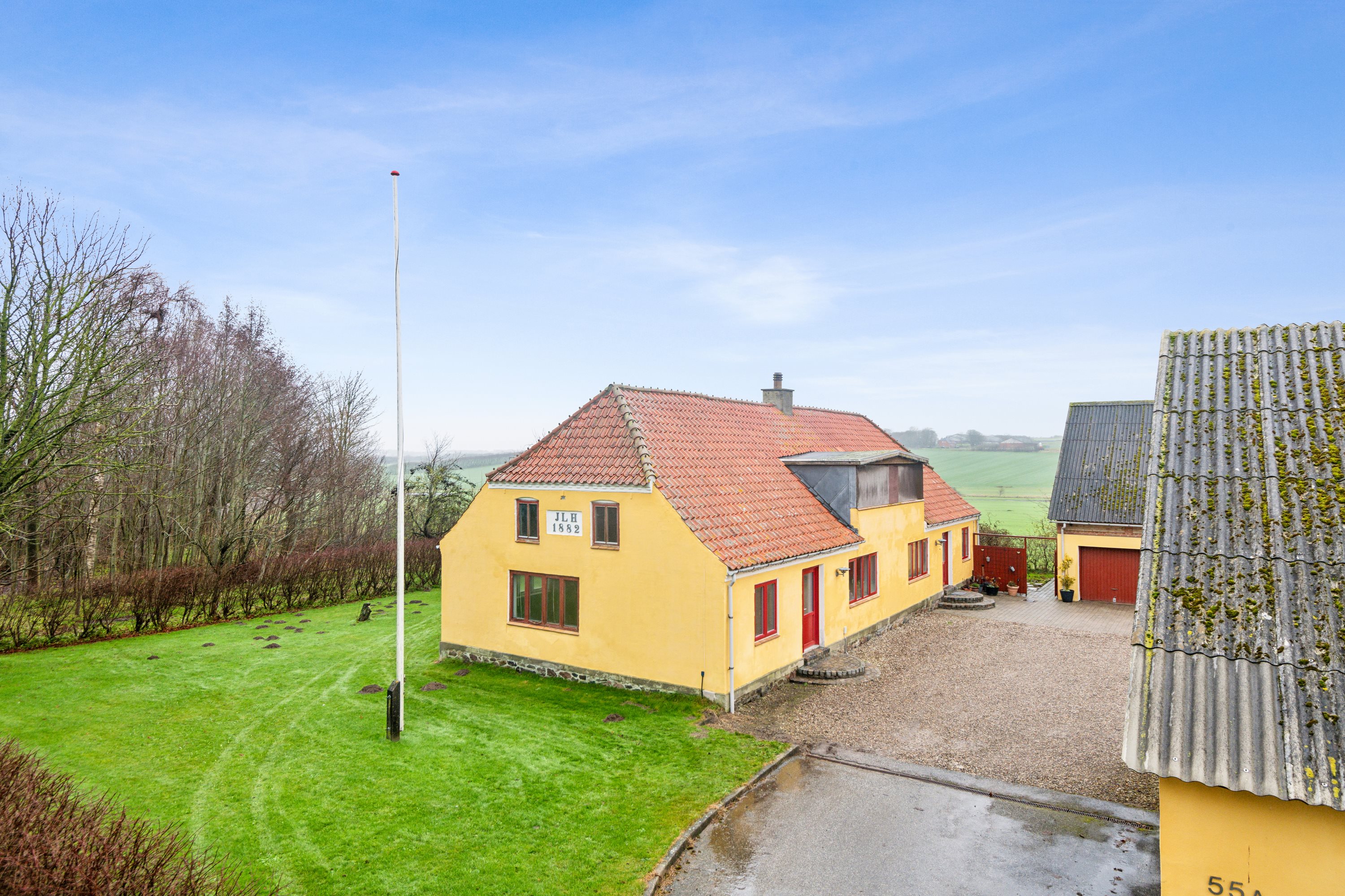 Fremhævet ejendom 1 billede i fuldskærmstilstand. Billede af Grydstedvej 55A, Tyrrestrup, 9240 Nibe