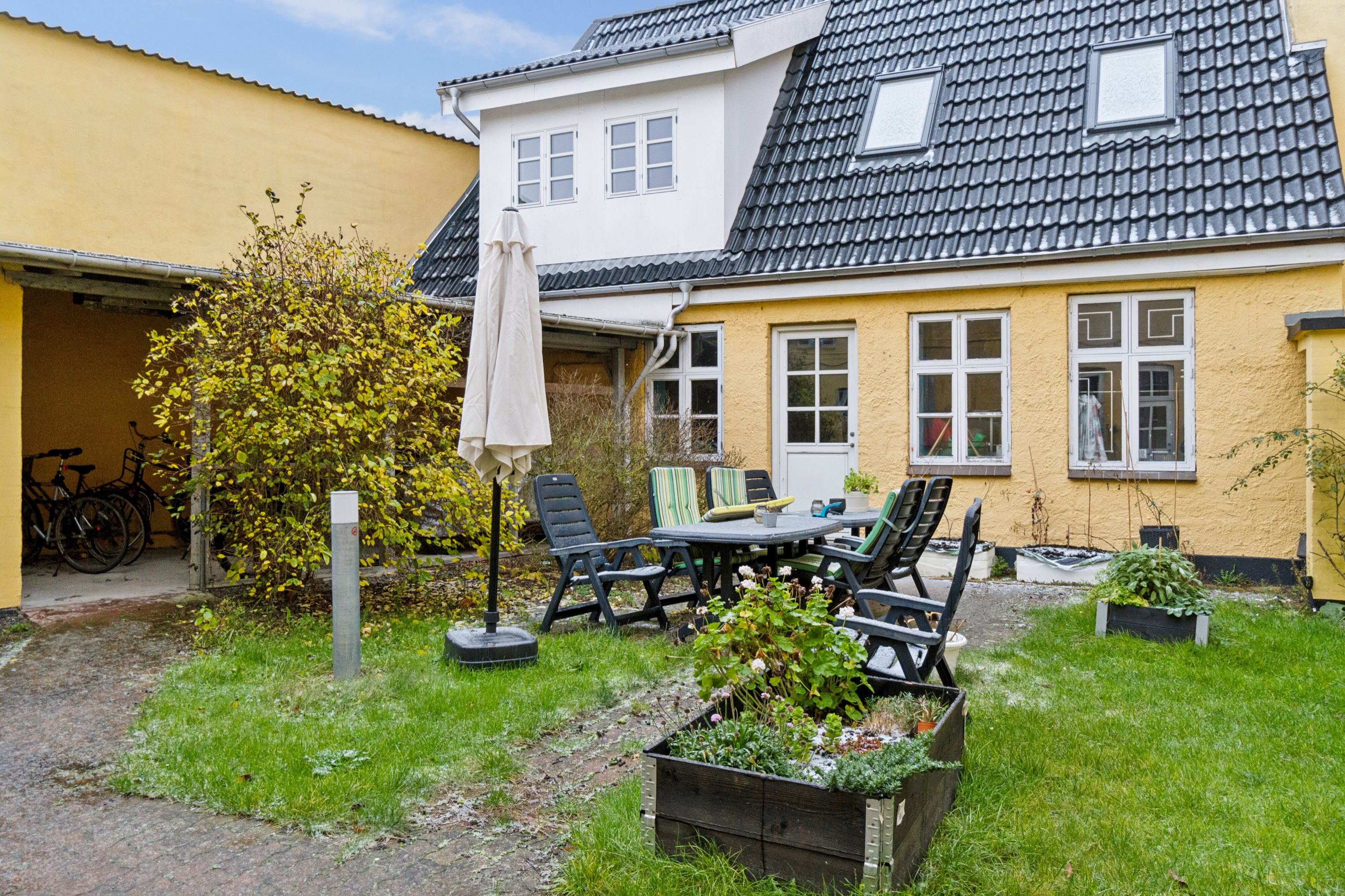 Fremhævet terrasse billede i fuldskærmstilstand. Billede af Slotsgade 6A, st.., 4200 Slagelse