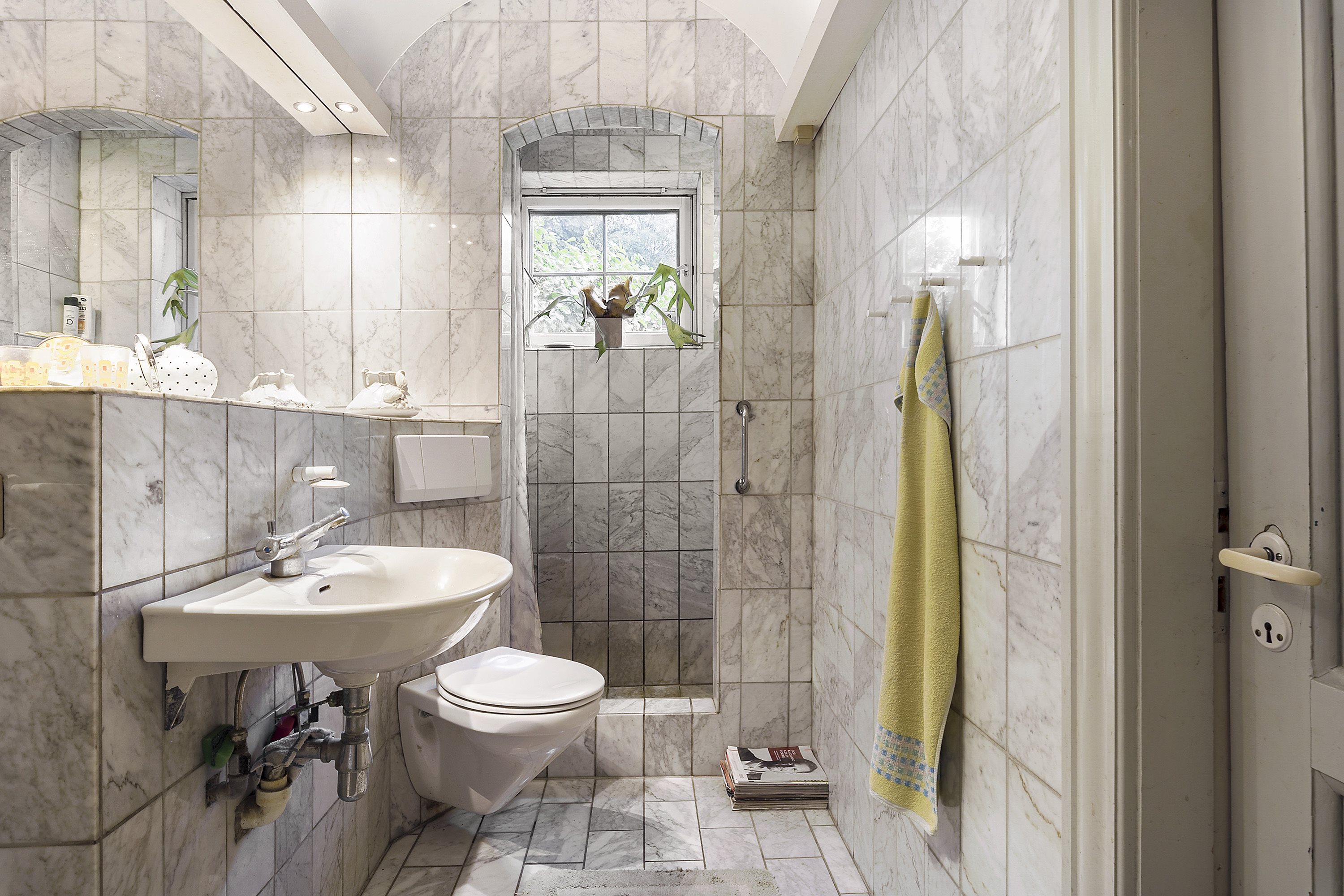 Fremhævet badeværelse billede i fuldskærmstilstand. Billede af Hvalpsundvej 20, 9610 Nørager