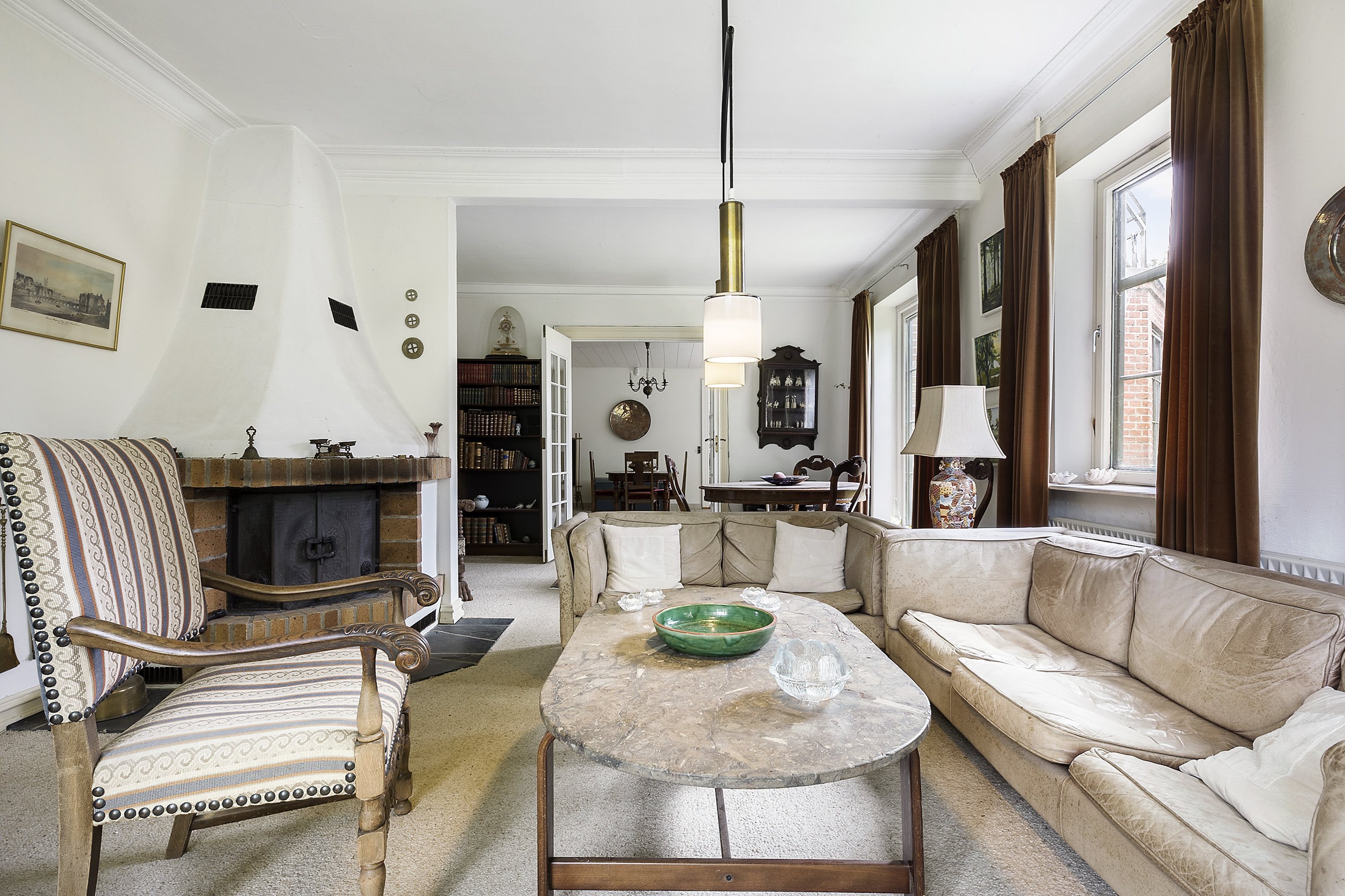 Fremhævet stue billede i fuldskærmstilstand. Billede af Hvalpsundvej 20, 9610 Nørager