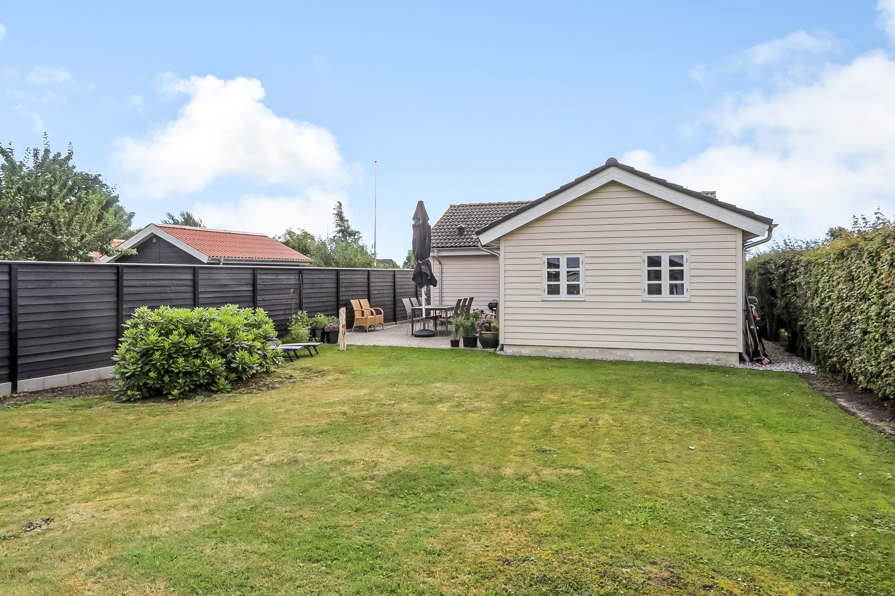 Fremhævet ejendommen billede i fuldskærmstilstand. Billede af Solskinsvej 1, Jørgensø Strand, 5450 Otterup